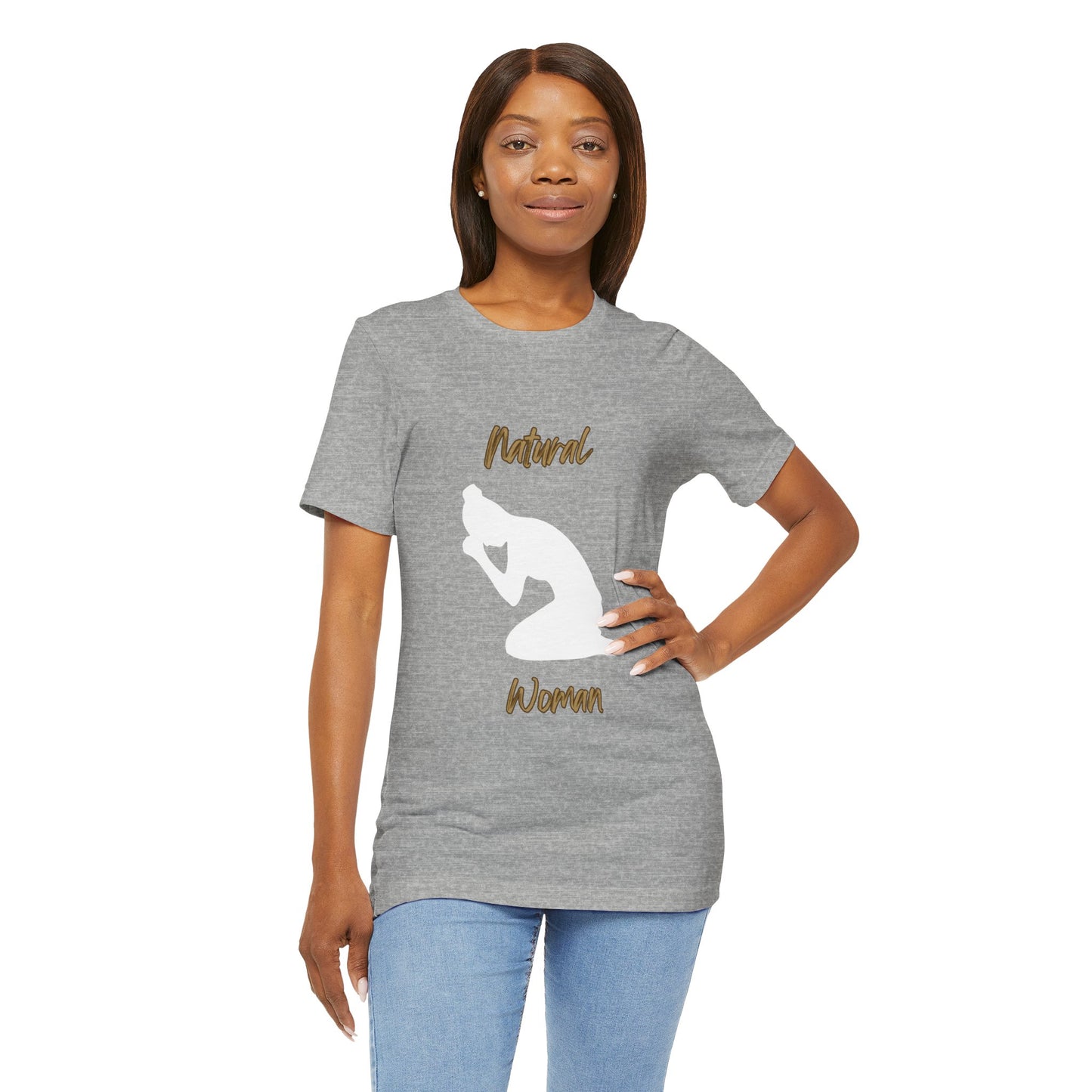 Natural Woman Pray  (WL) Short Sleeve T-Shirt