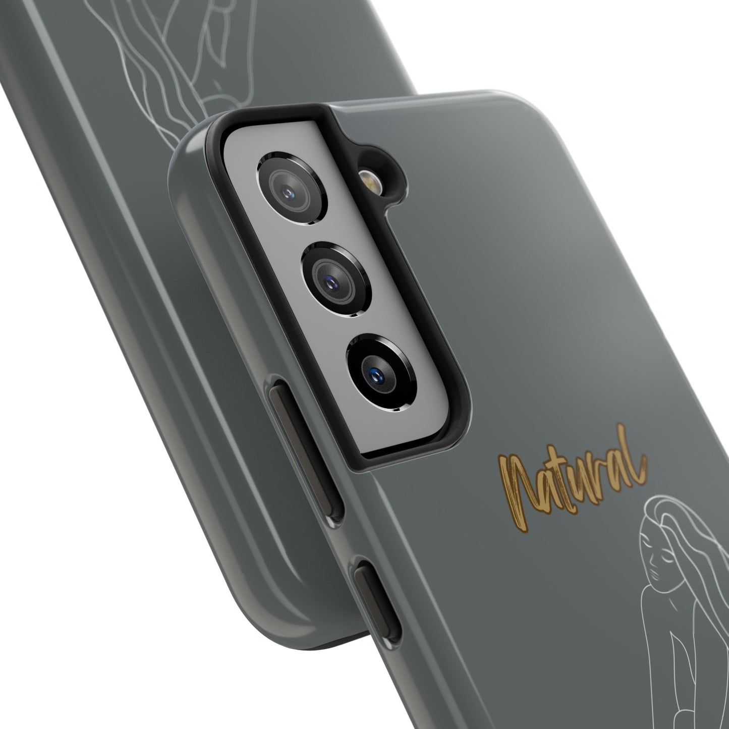 Natural Woman Beauty (WL) Tough Phone Cases DARK GREY