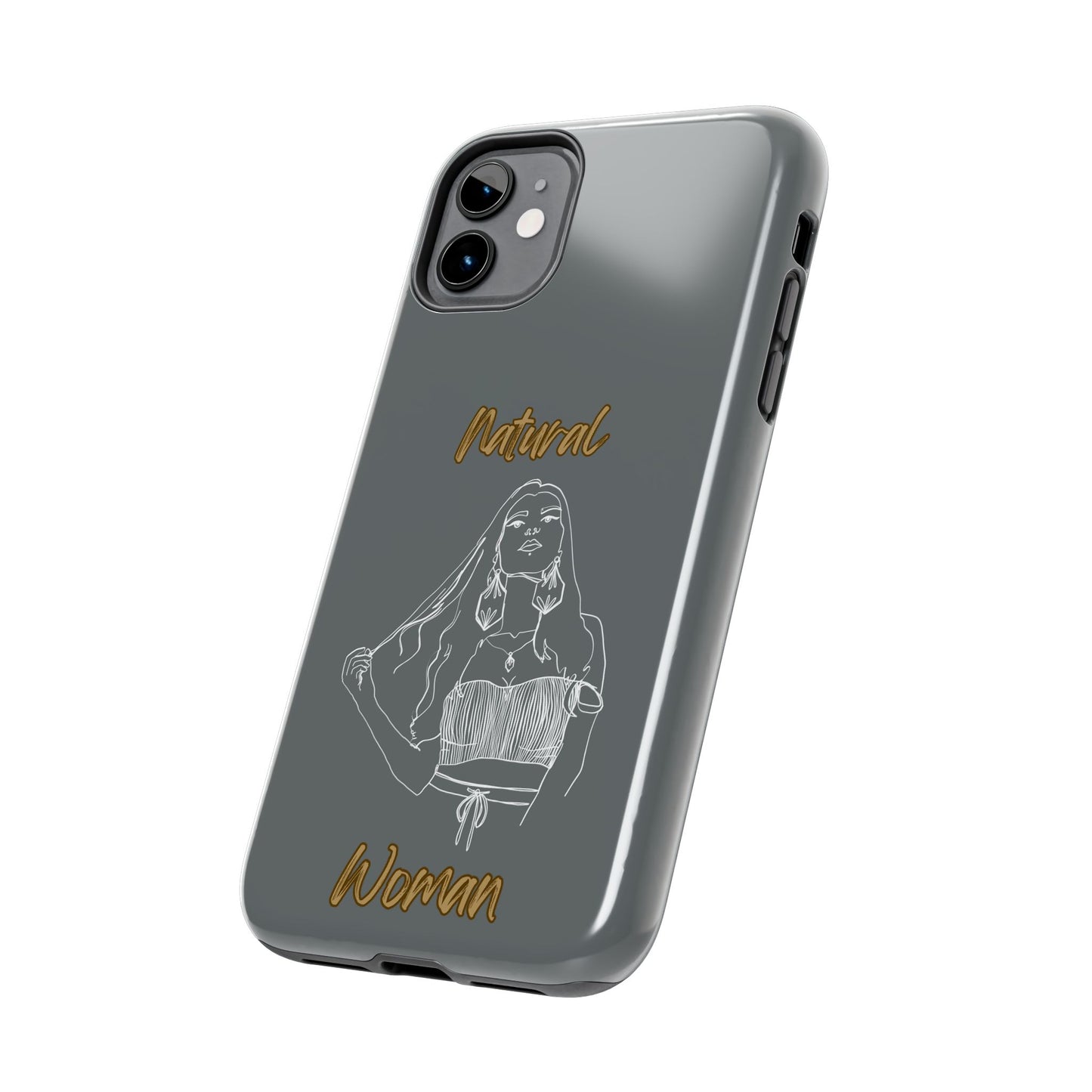 Natural Woman Thinking (WL)Tough Phone Cases DARK GREY