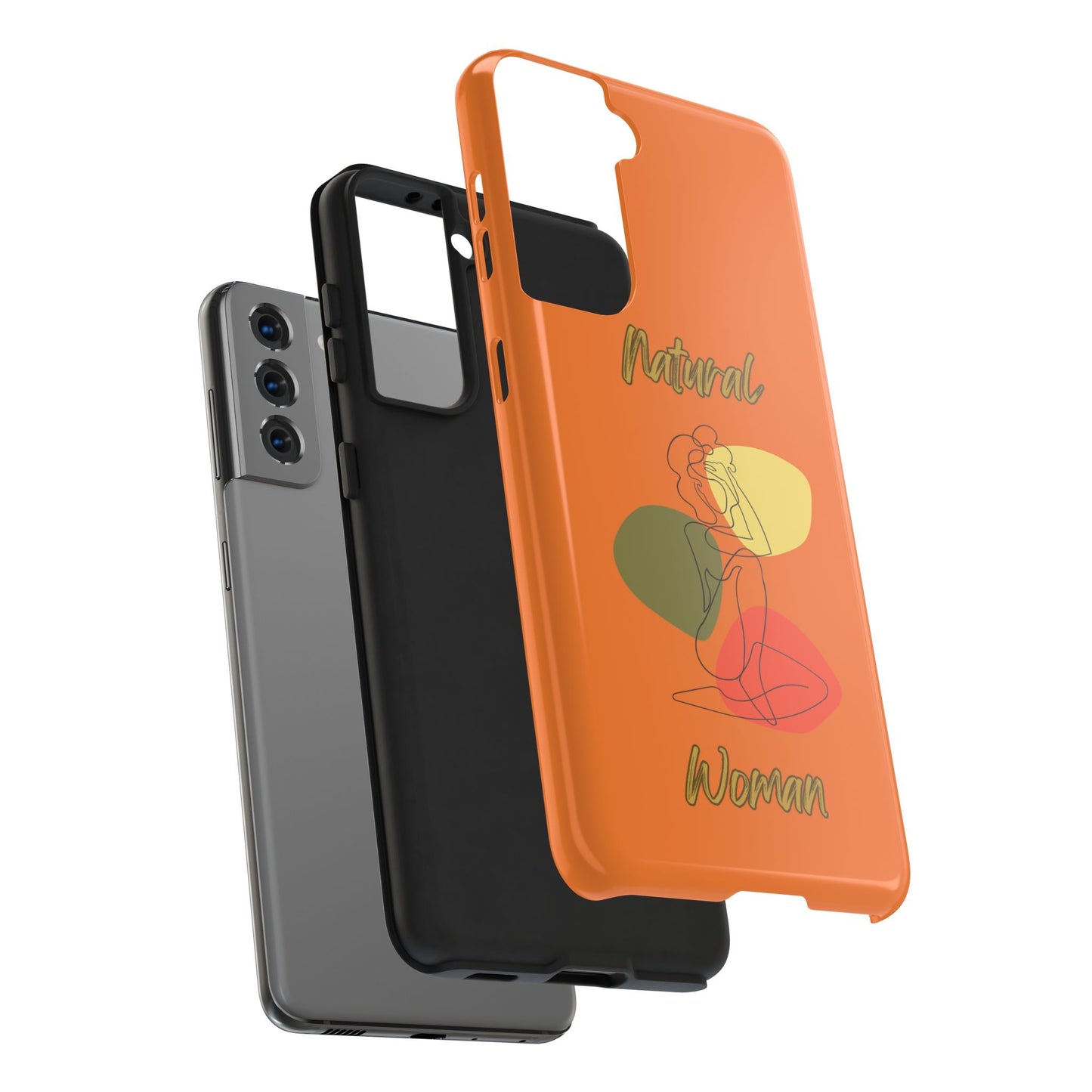 Natural Woman Colorful Pose (BL)Tough Phone Cases CRUSTA