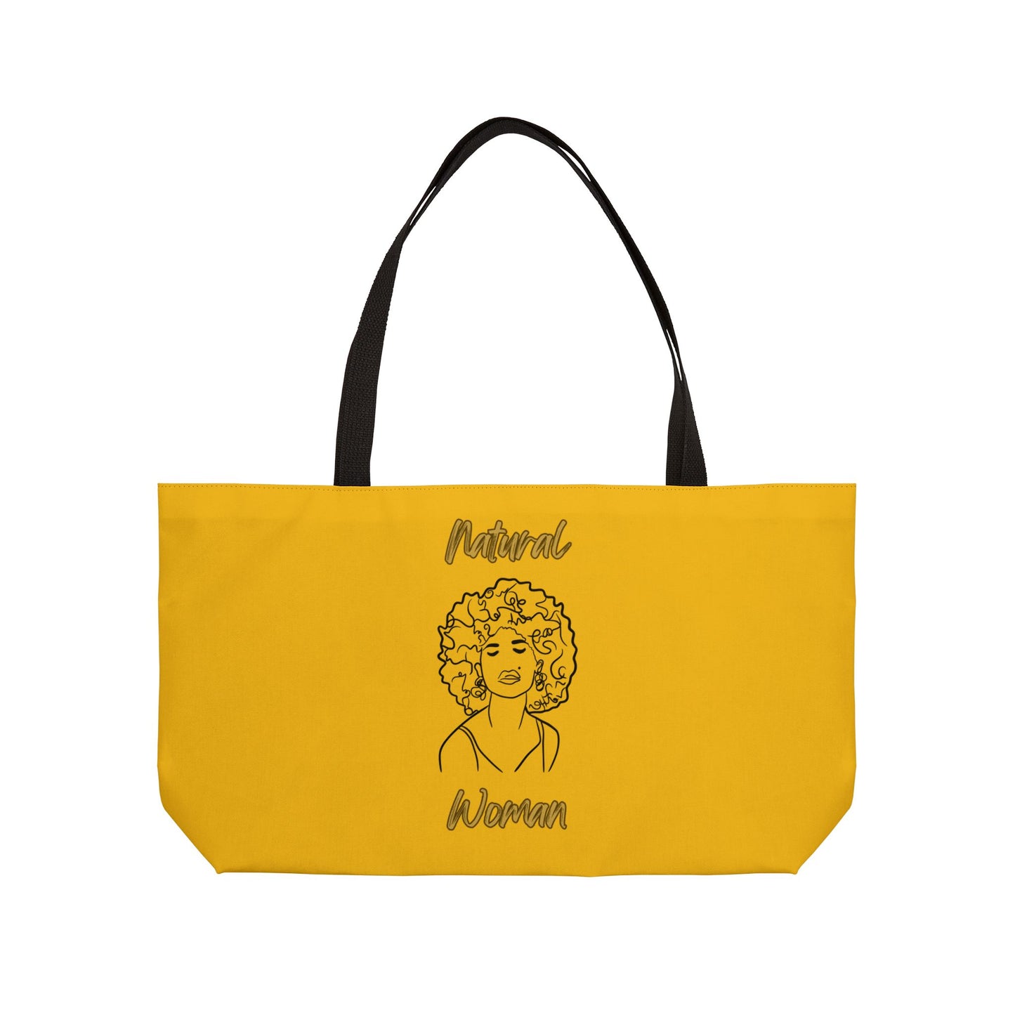 Natural Woman All About Me (BL) Weekender Tote Bag YELLOW