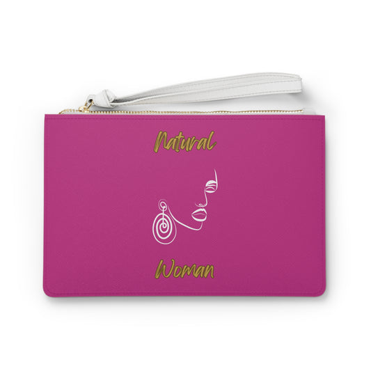Natural Woman Music In My Soul (WL) Clutch Bag PINK