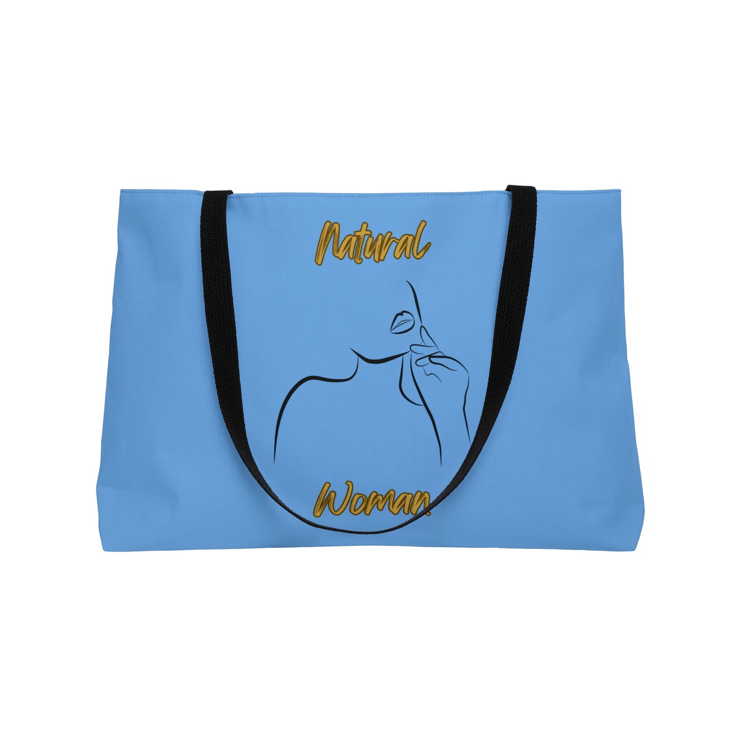 Natural Woman Chin Up (BL) Weekender Tote Bag LIGHT BLUE