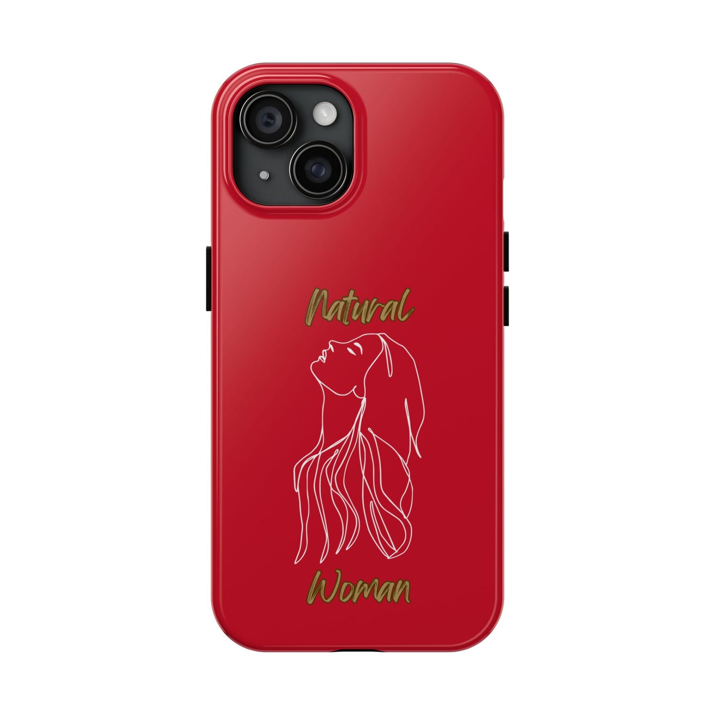 Natural Woman Appreciation (WL) Tough Phone Cases DARK RED