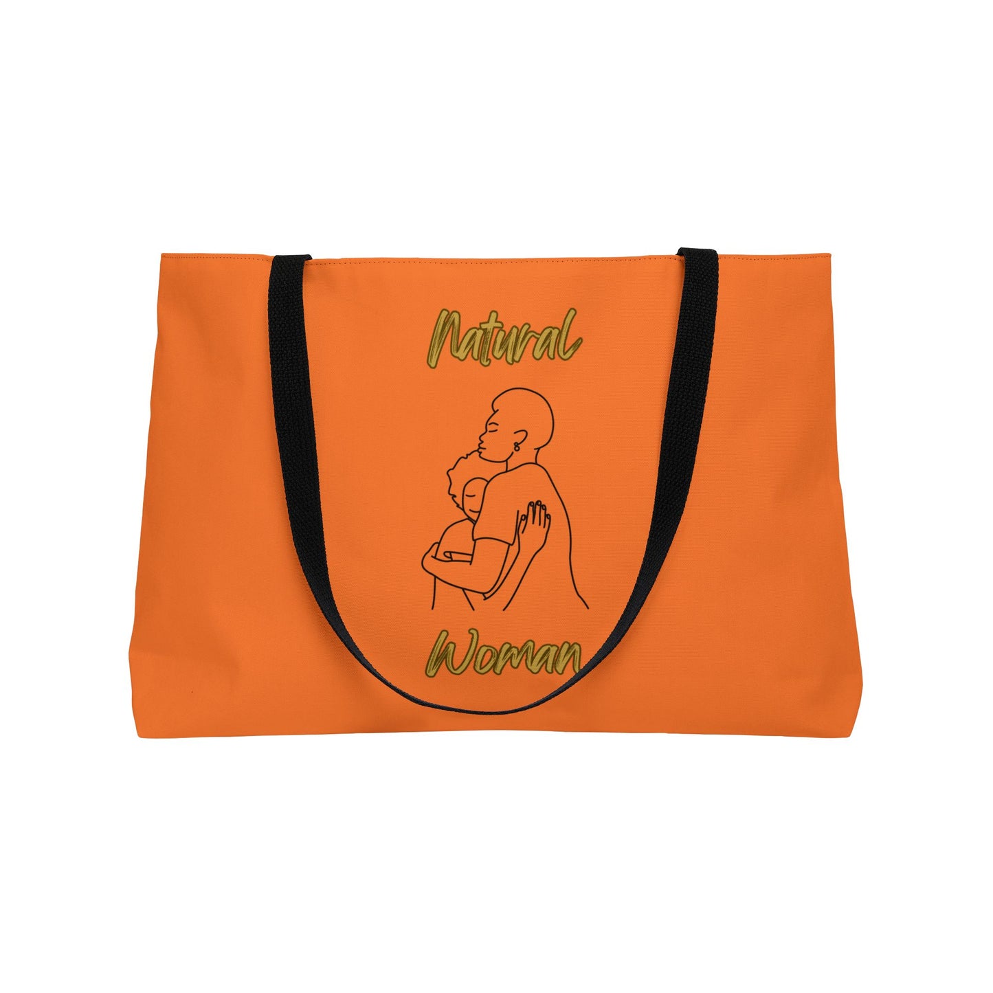 Natural Woman Safe With Momma (BL) Weekender Tote Bag CRUSTA
