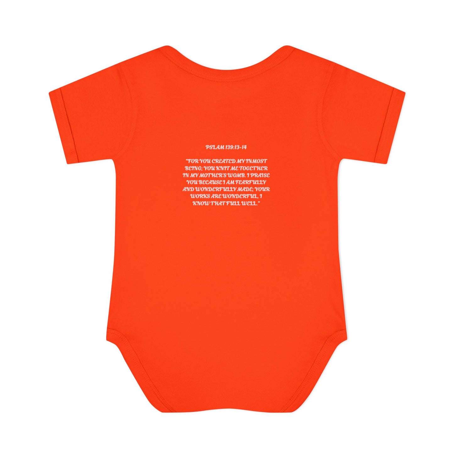 Kingdom Kids Infant Bodysuit - Psalm 139: 13-14