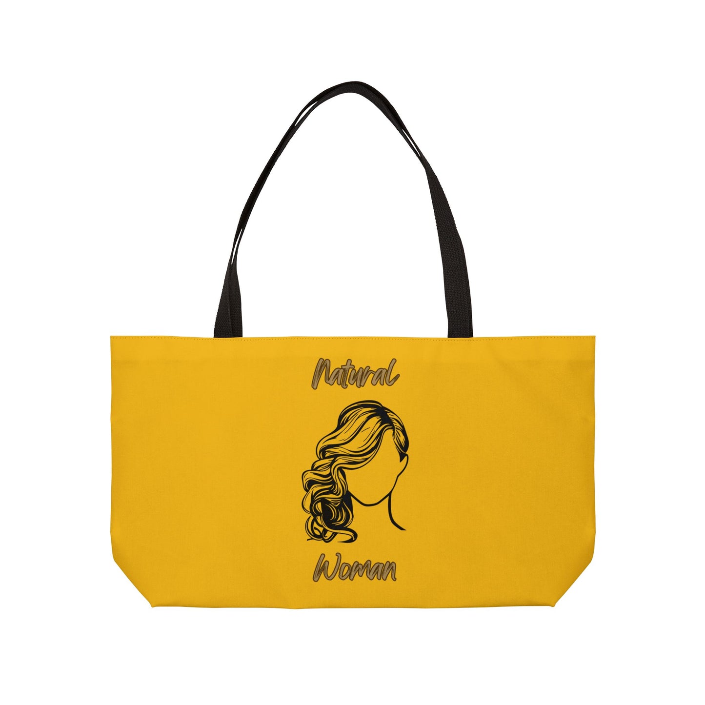 Natural Woman Long Curl (BL) Weekender Tote Bag YELLOW