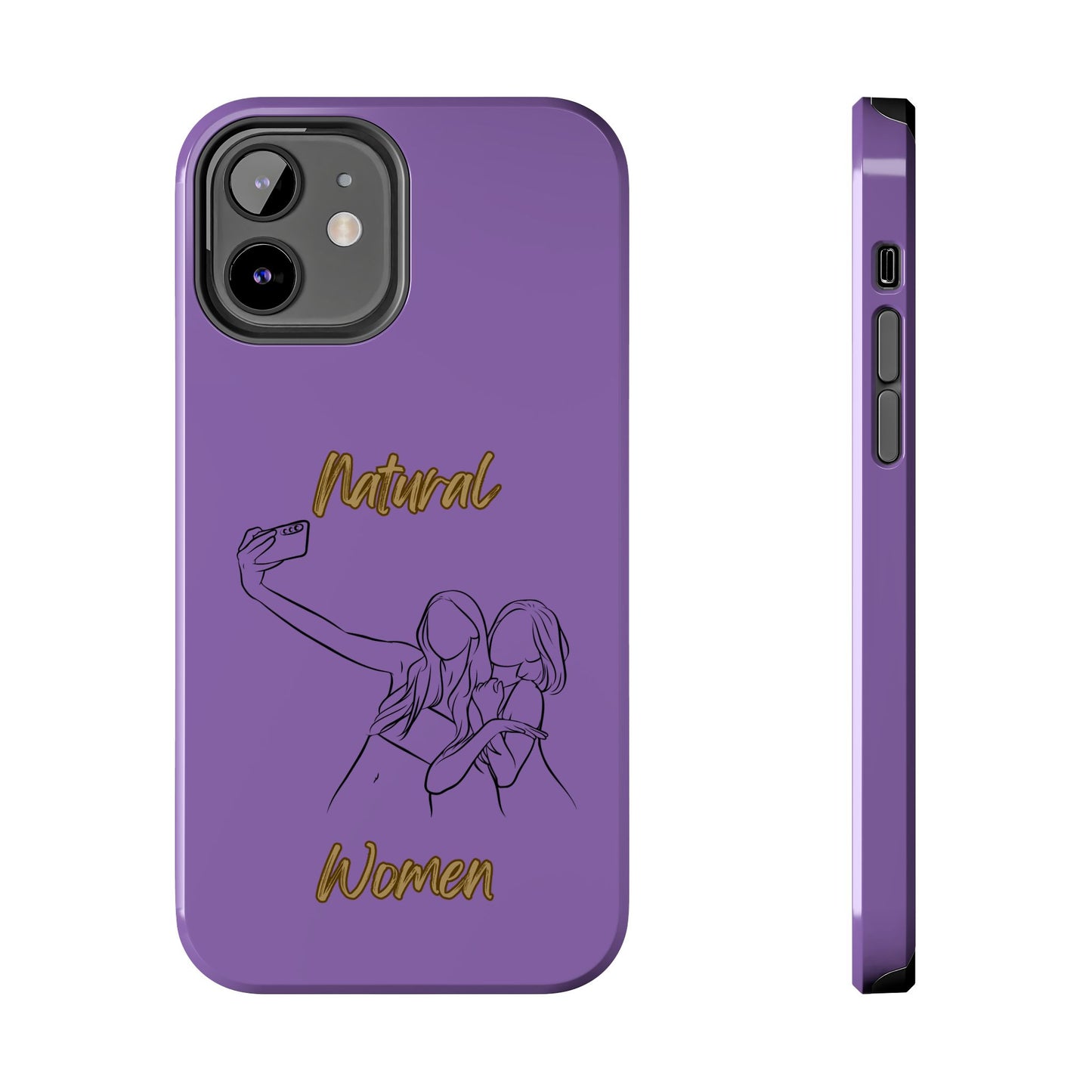 Natural Woman Friends Selfie (BL)Tough Phone Cases LIGHT PURPLE