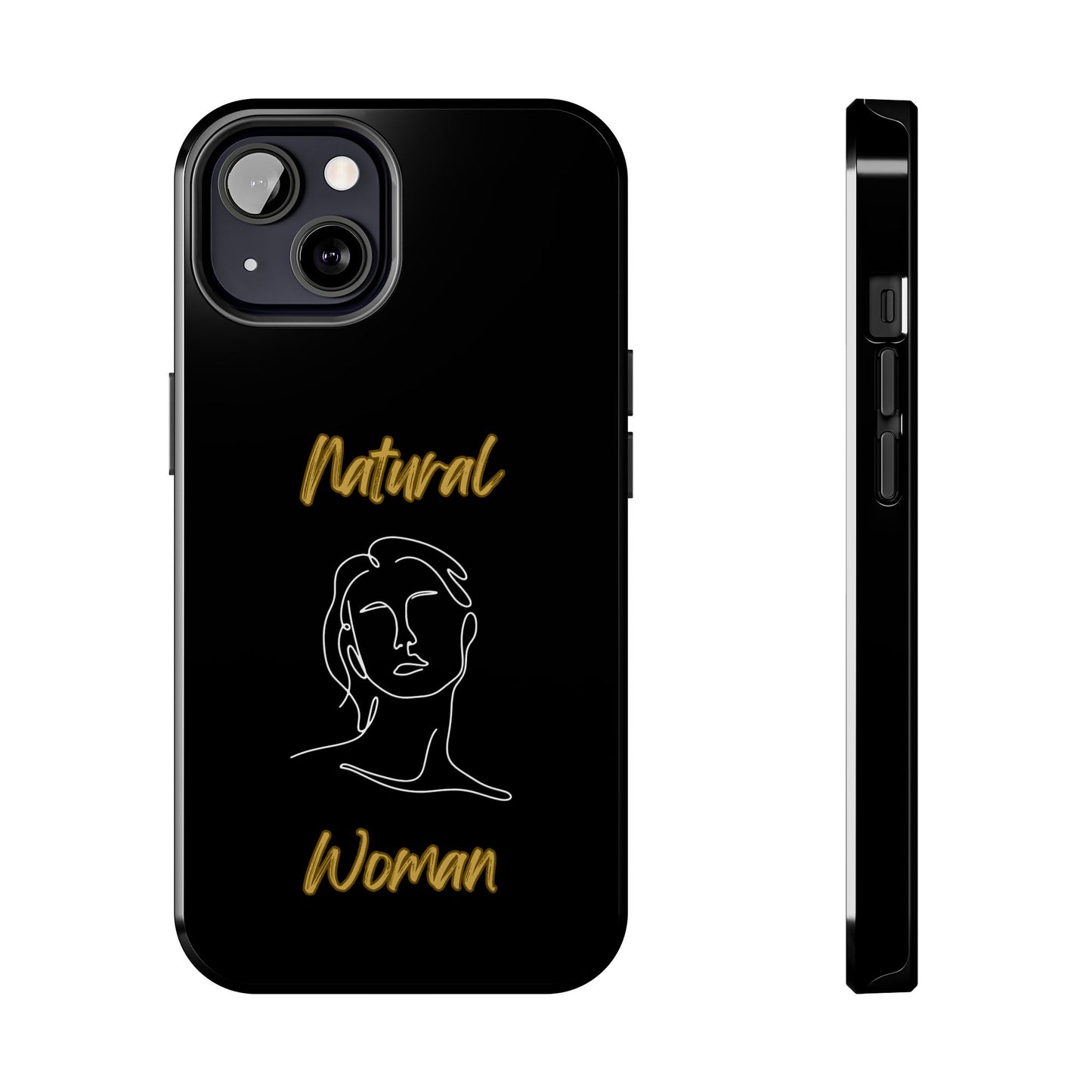 Natural Woman Hello (WL)Tough Phone Cases BLACK