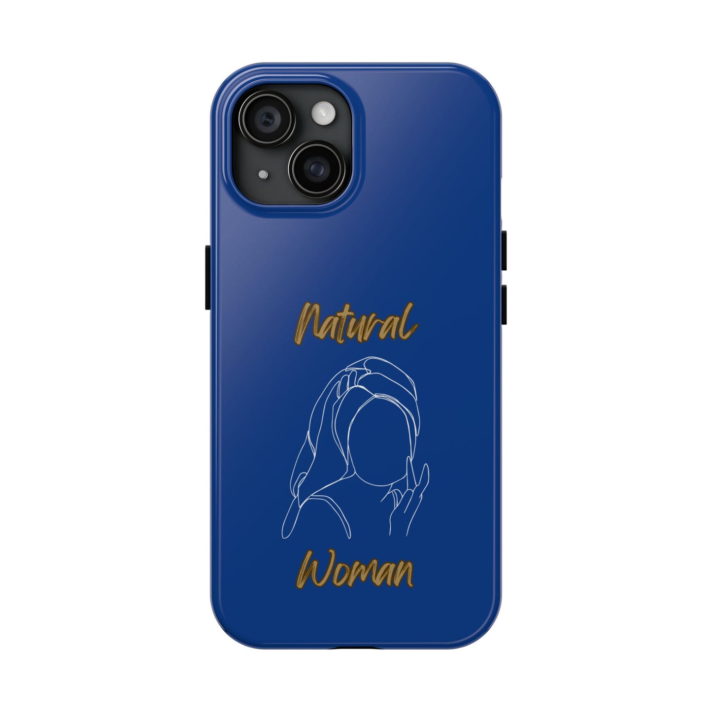 Natural Woman Towel Wrapped (WL)Tough Phone Cases DARK BLUE