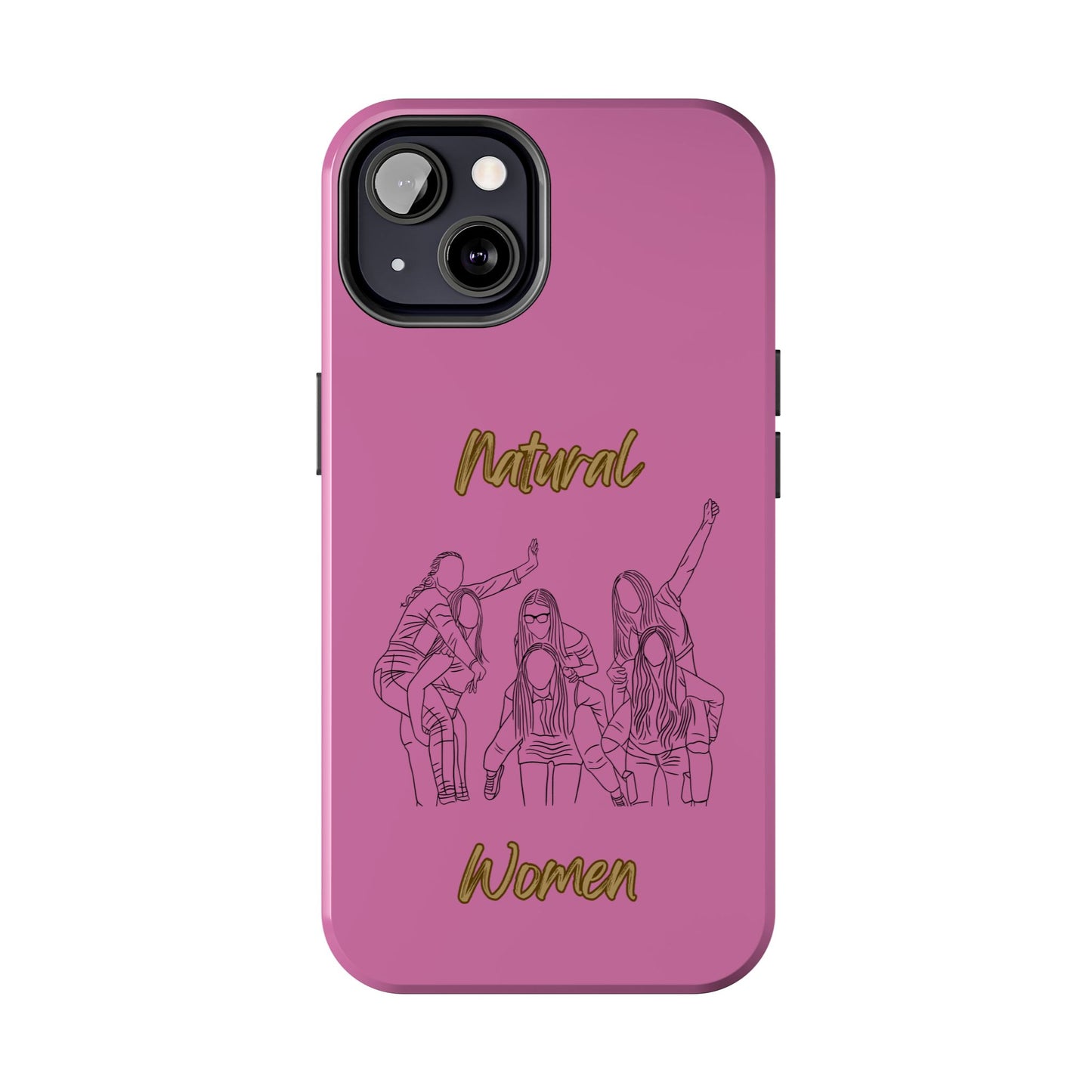 Natural Woman Piggy Back (BL)Tough Phone Cases LIGHT PINK