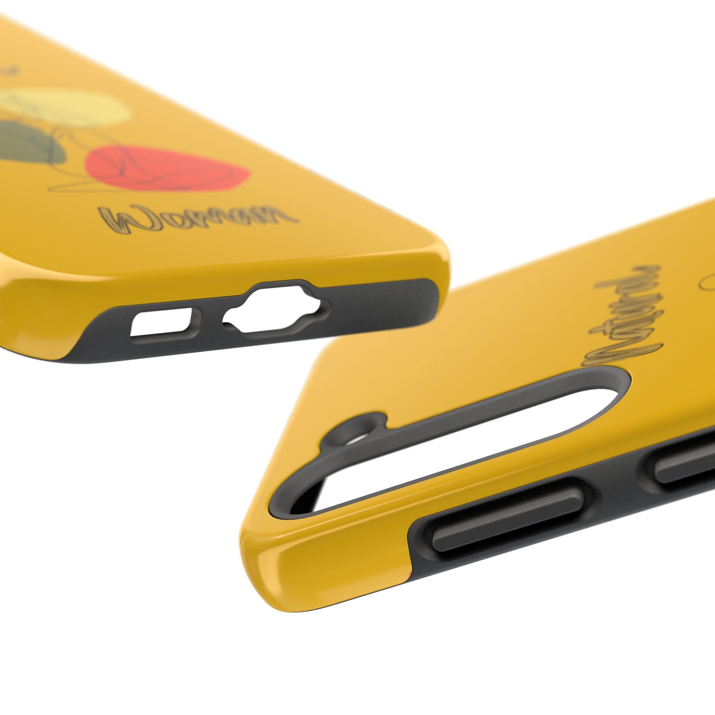 Natural Woman Colorful Pose (BL)Tough Phone Cases YELLOW