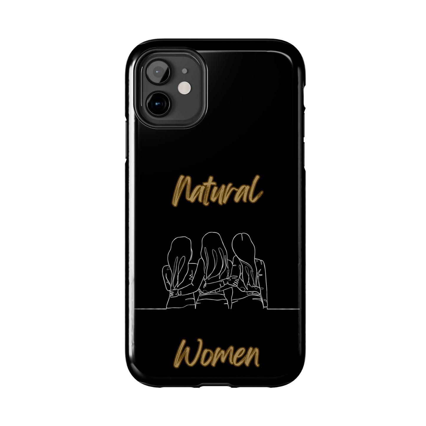 Natural Woman Loving Friends (WL) Tough Phone Cases BLACK