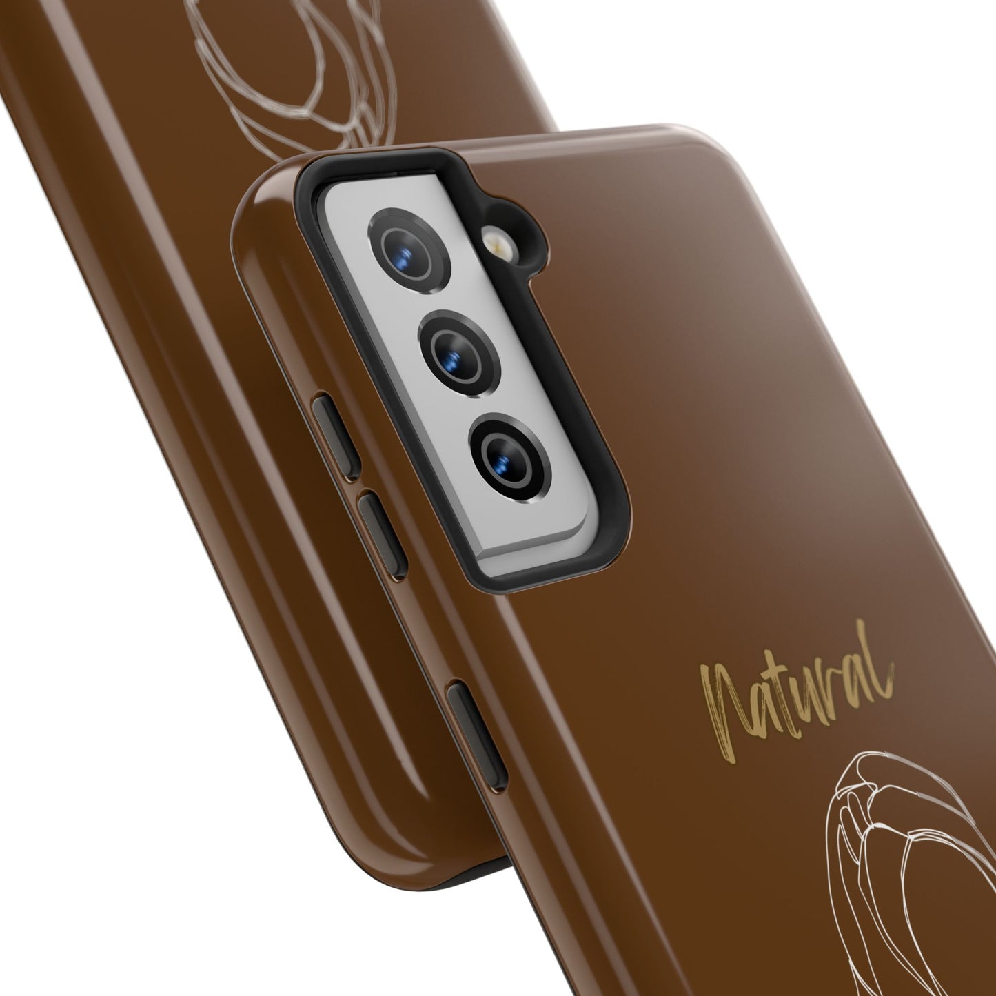 Natural Woman Towel Wrapped (WL)Tough Phone Cases BROWN