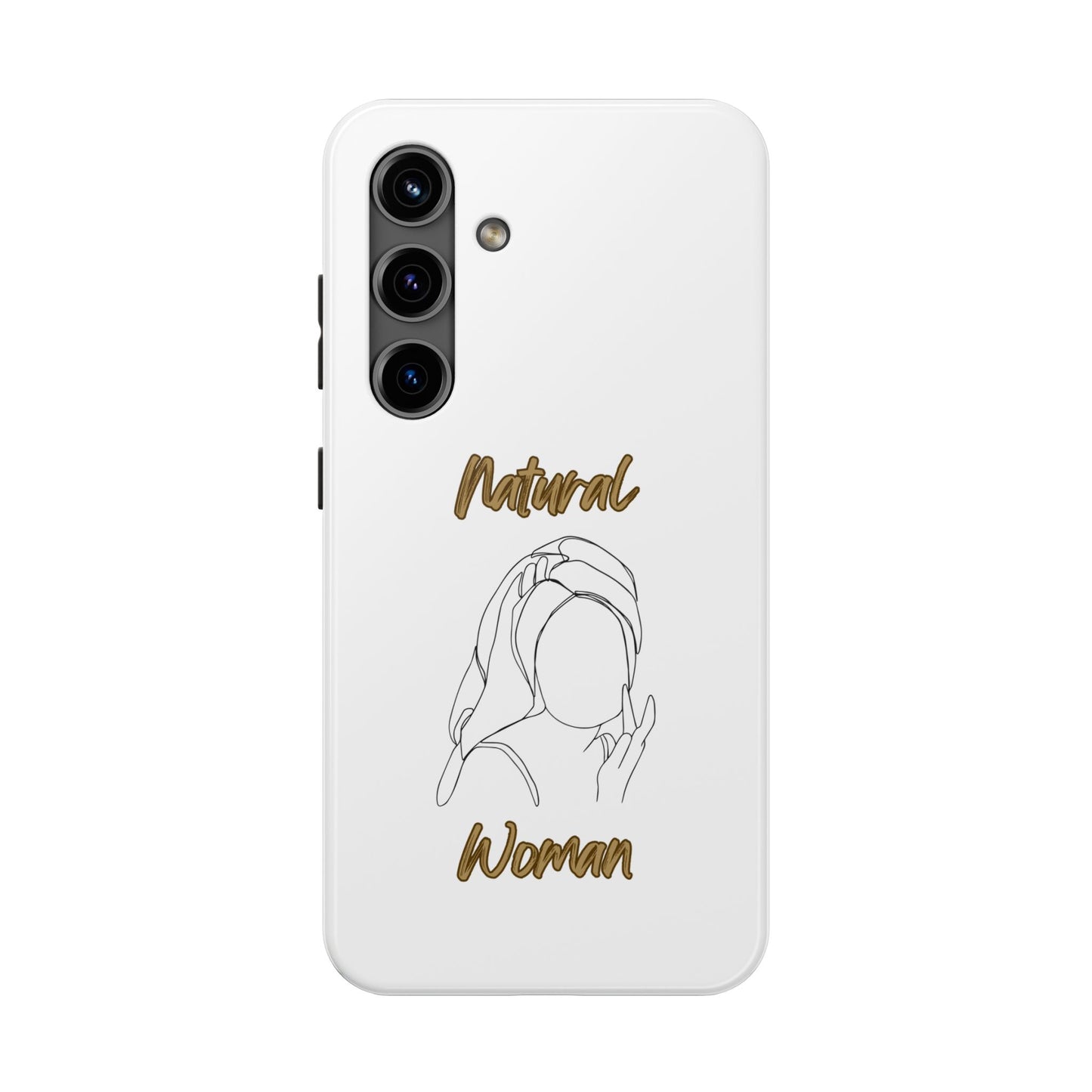Natural Woman Towel Wrapped (BL)Tough Phone Cases WHITE