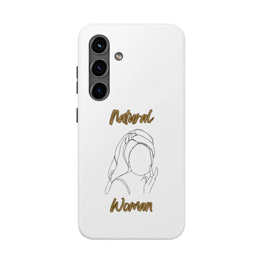 Natural Woman Towel Wrapped (BL)Tough Phone Cases WHITE