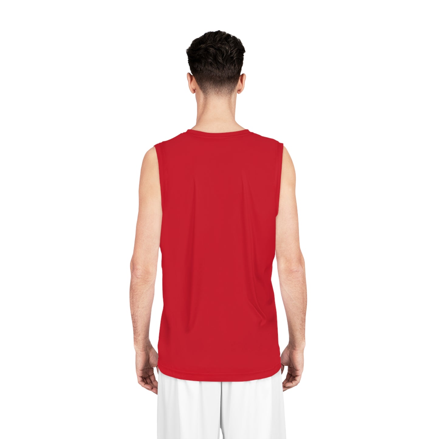 Kingdom Man (Gold) Basketball Jersey DARK RED