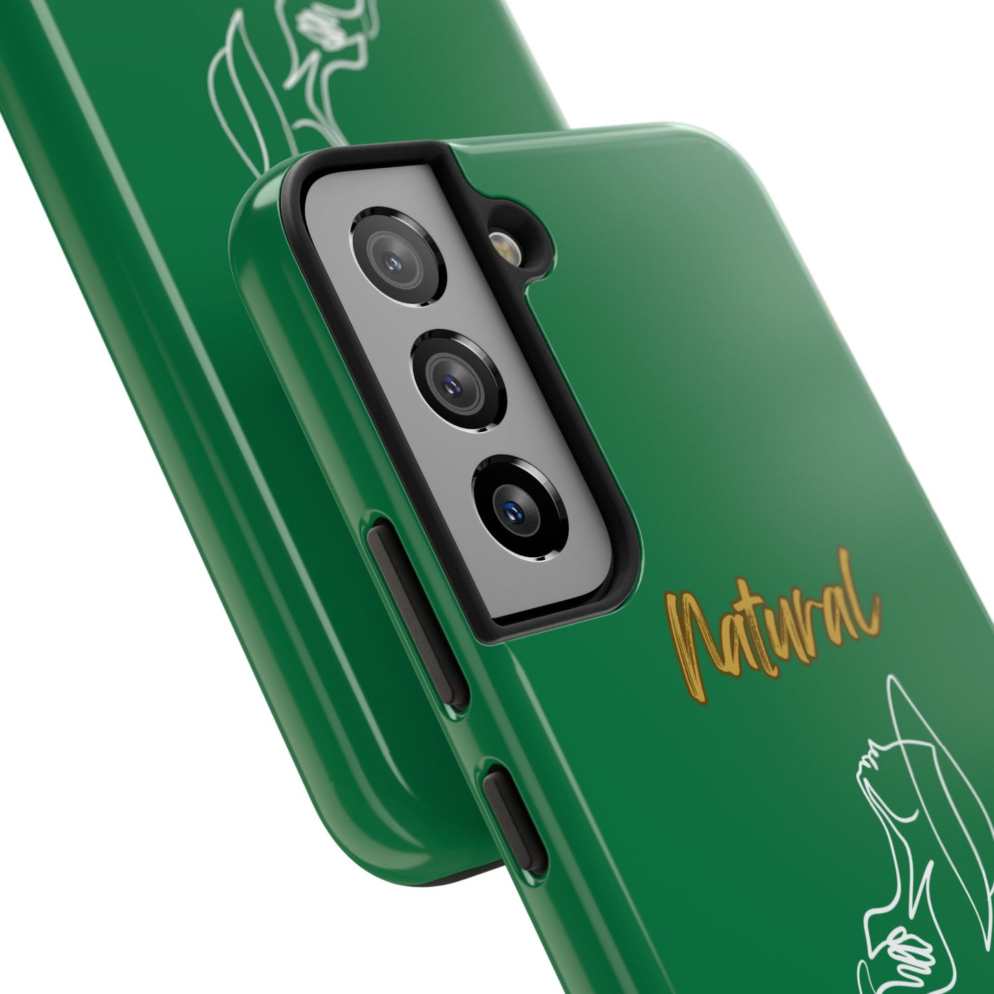 Natural Woman Free (WL)Tough Phone Cases DARK GREEN