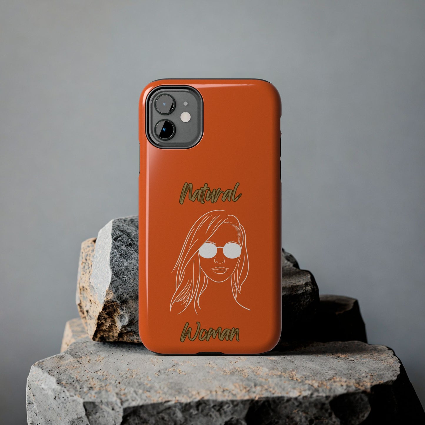 Natural Woman Shades (WL)Tough Phone Cases ORANGE
