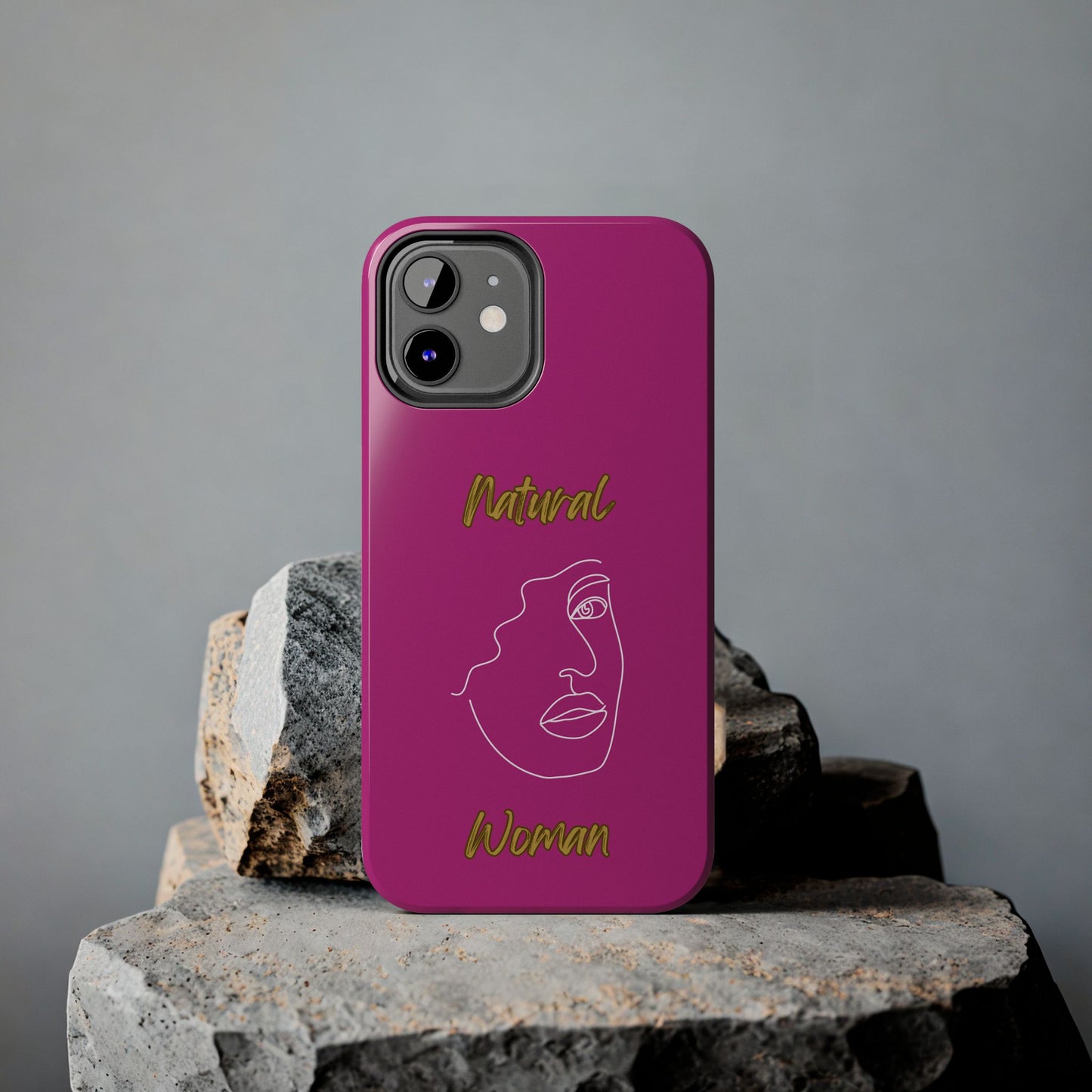 Natural Woman Peekaboo (WL)Tough Phone Cases PINK