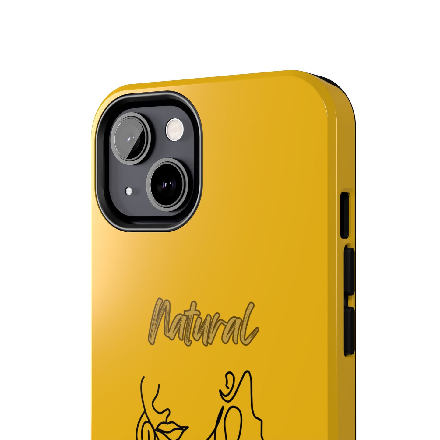 Natural Woman Lips (BL)Tough Phone Cases YELLOW