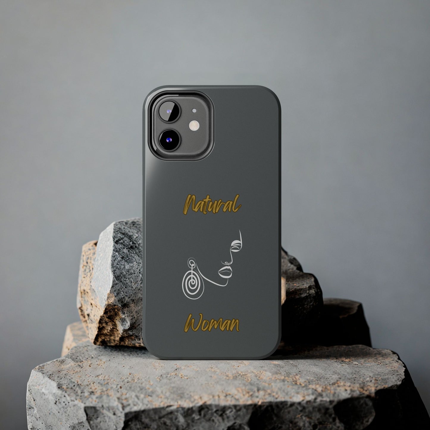 Natural Woman Music In My Soul (WL)Tough Phone Cases DARK GREY