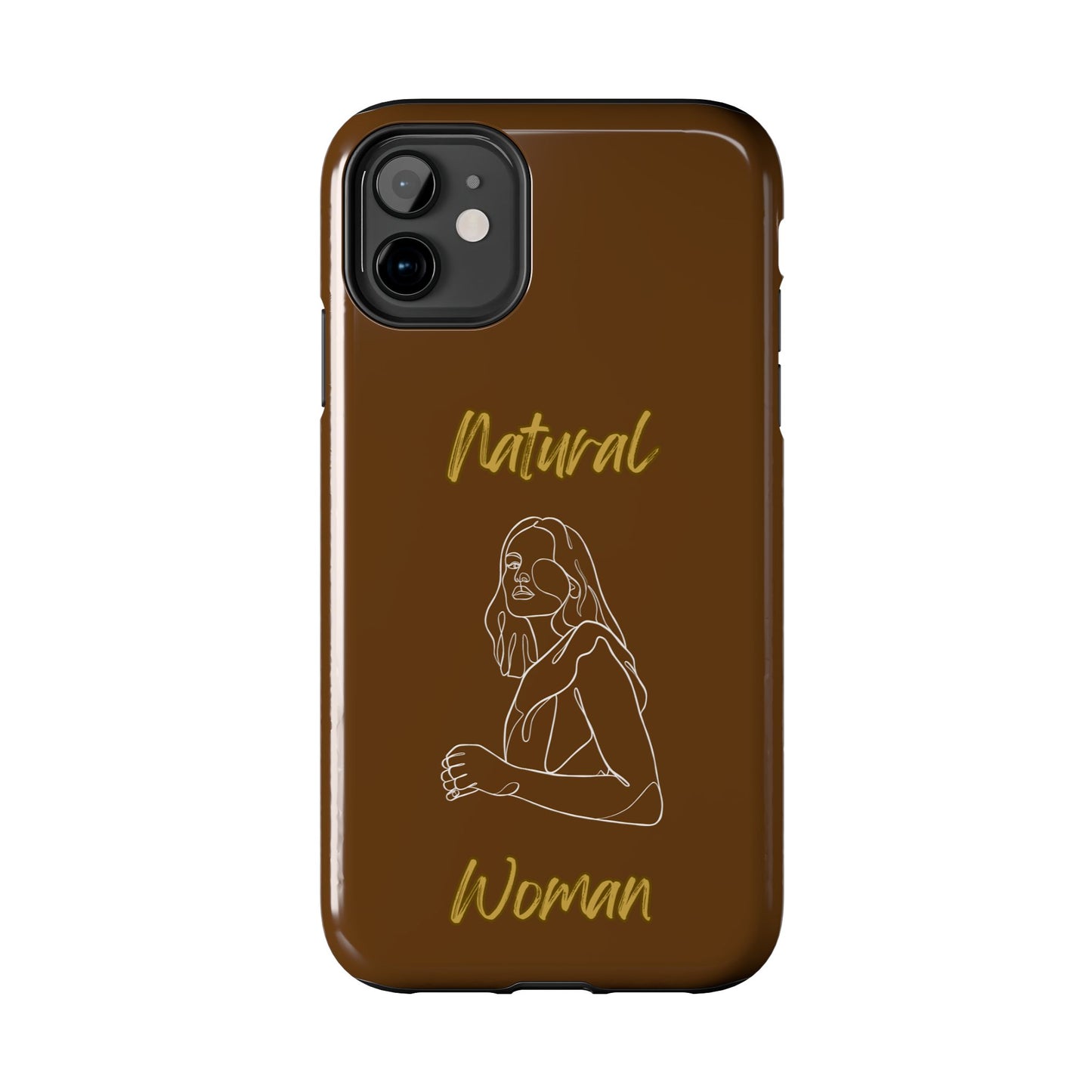 Natural Woman Care Free (WL)Tough Phone Cases BROWN