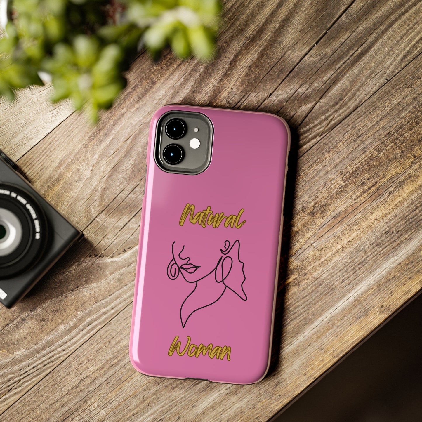 Natural Woman Lips (BL)Tough Phone Cases LIGHT PINK