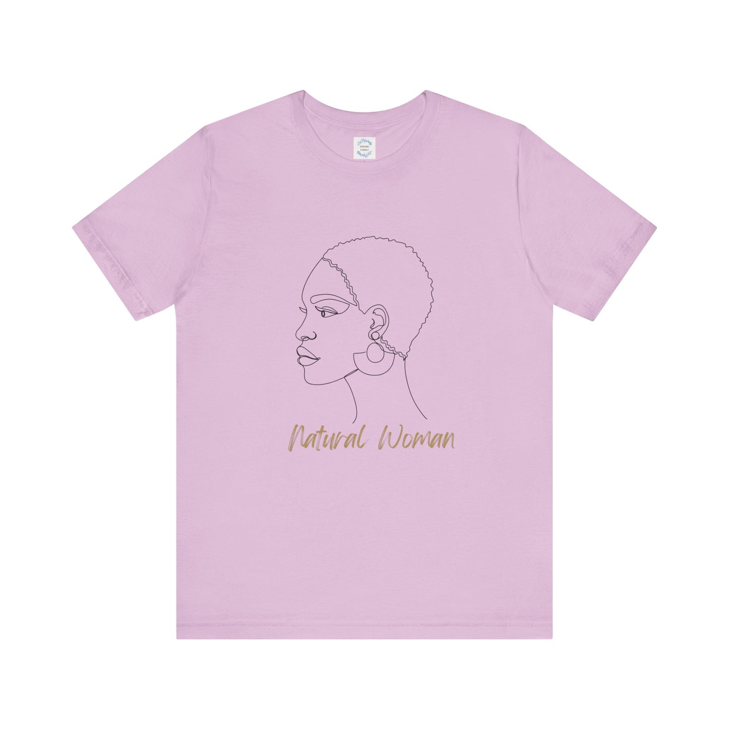NATURAL WOMAN Finger Waves (BL) Short Sleeve T-Shirt