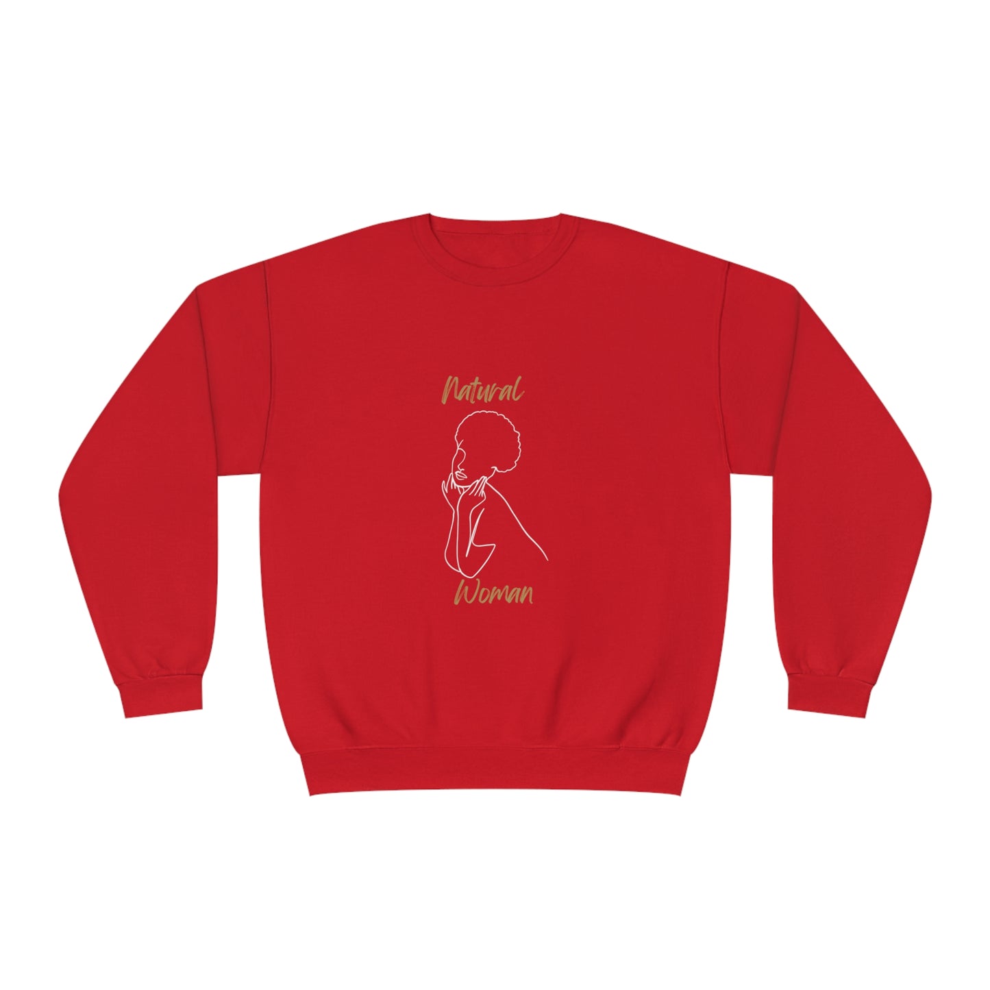 Natural Woman Cute Afro (WL) Crewneck Sweatshirt