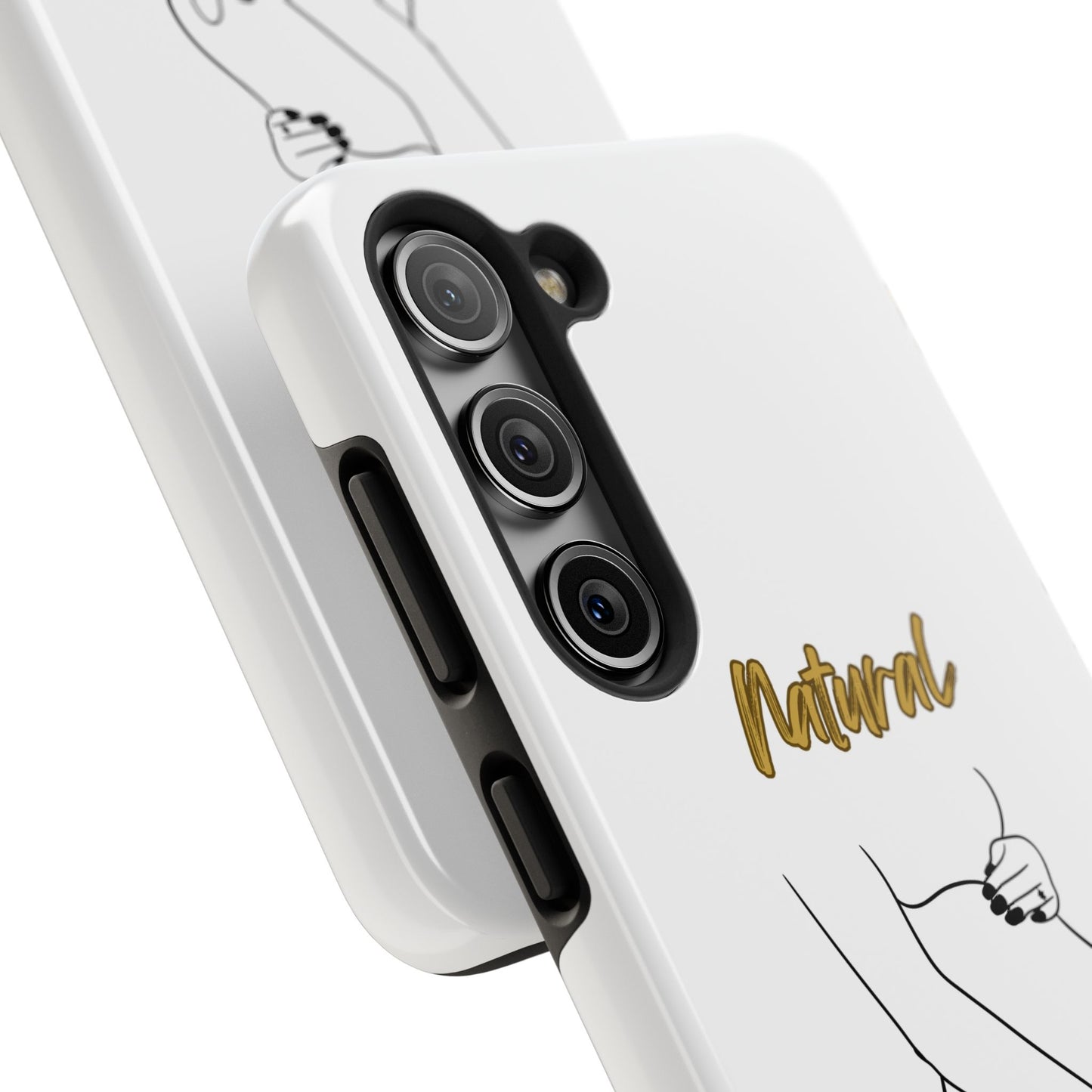 Natural Woman Loved In & Out (BL)Tough Phone Cases WHITE
