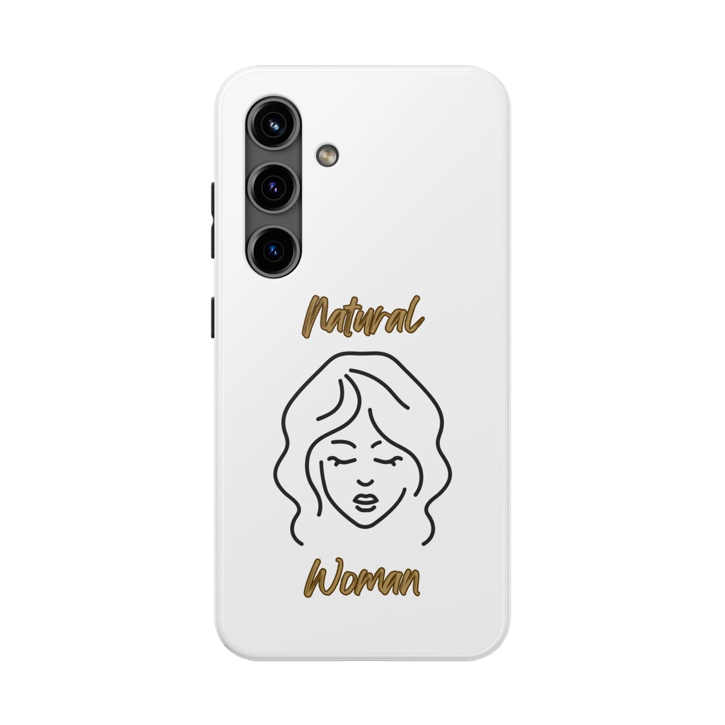 Natural Woman Modest (BL)Tough Phone Cases WHITE