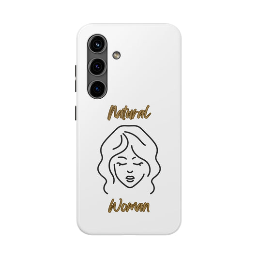 Natural Woman Modest (BL)Tough Phone Cases WHITE