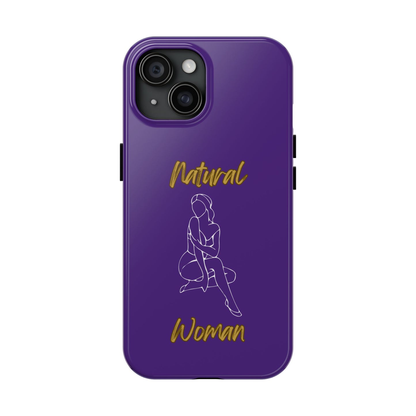 Natural Woman Shoulder Action (WL)Tough Phone Cases PURPLE