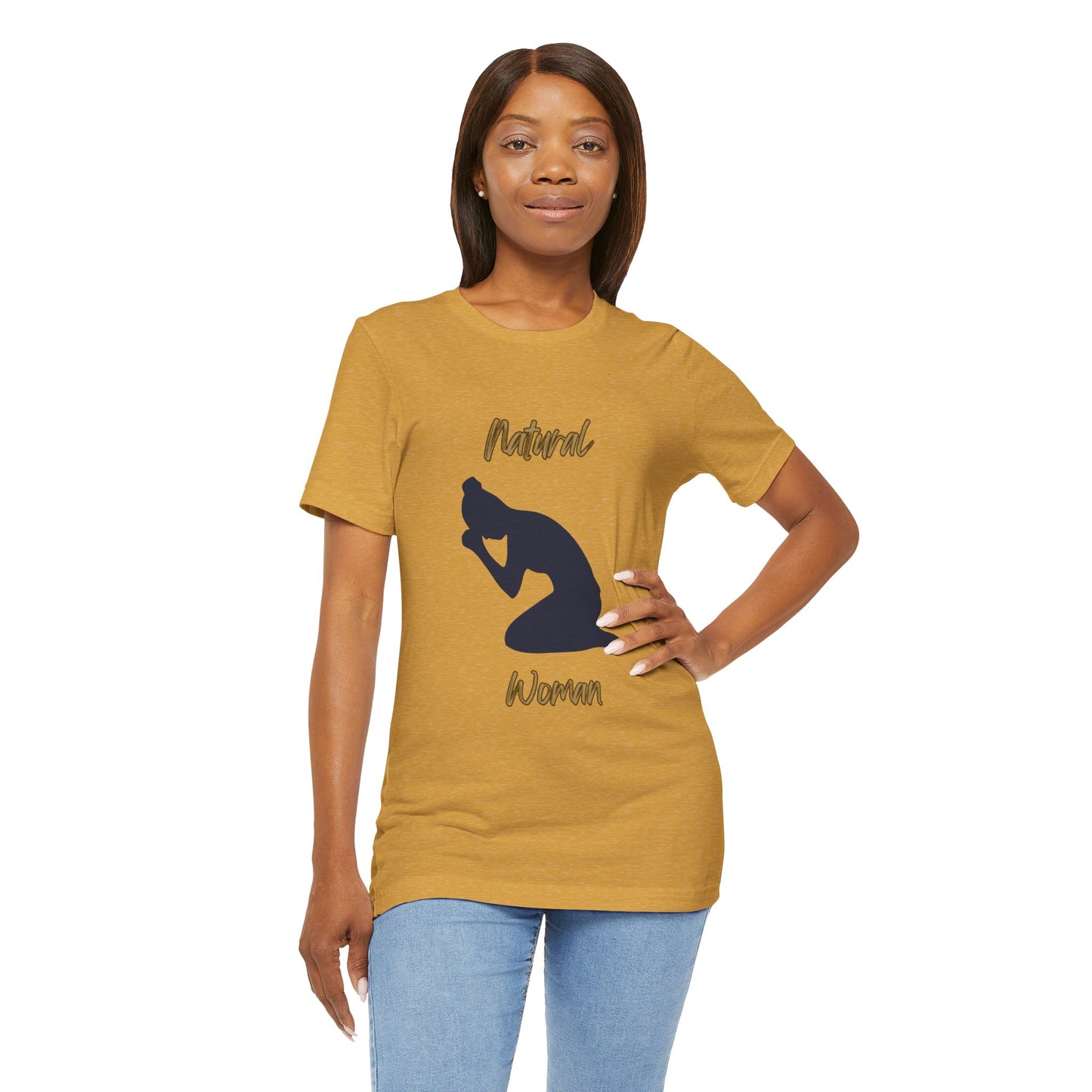Natural Woman Pray (BL) Short Sleeve T-Shirt