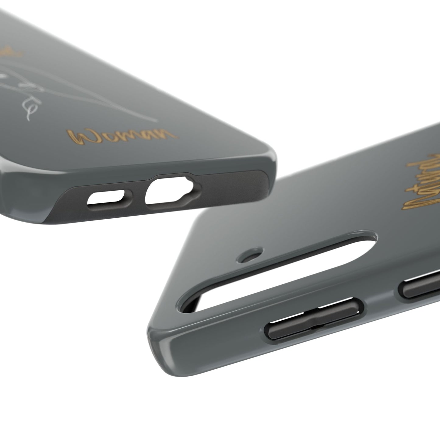 Natural Woman Covered Eye (WL)Tough Phone Cases DARK GREY