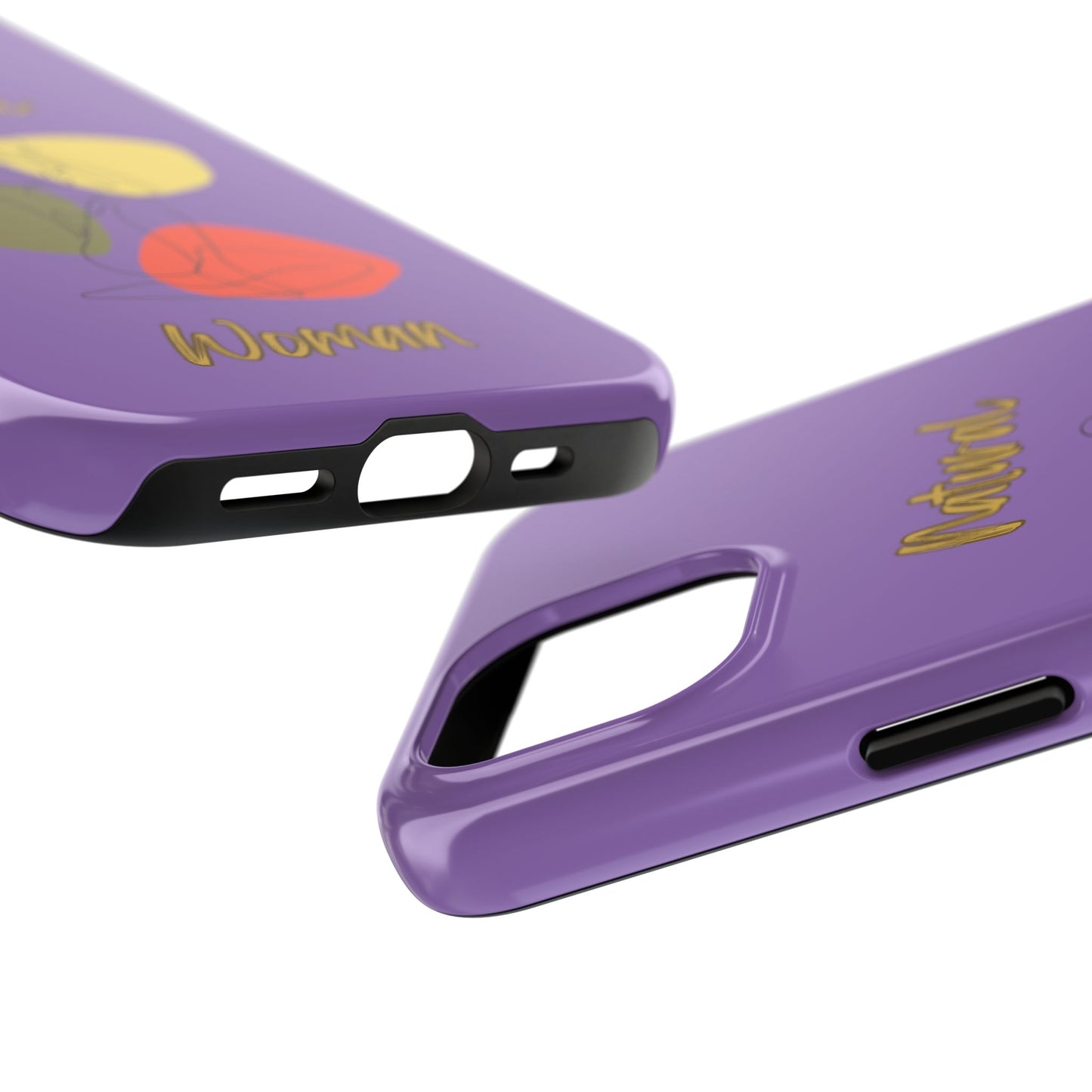 Natural Woman Colorful Pose (BL)Tough Phone Cases LIGHT PURPLE
