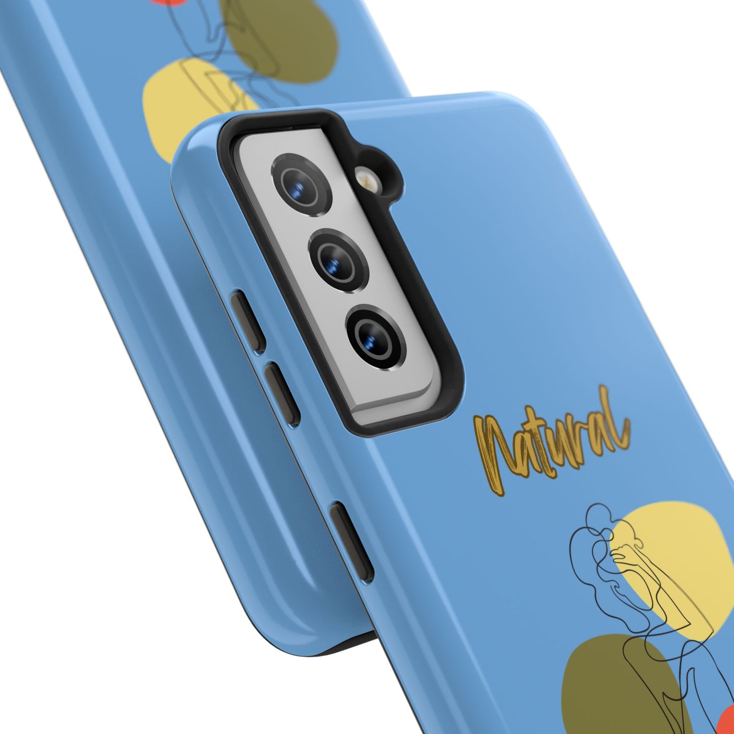 Natural Woman Colorful Pose (BL)Tough Phone Cases LIGHT BLUE