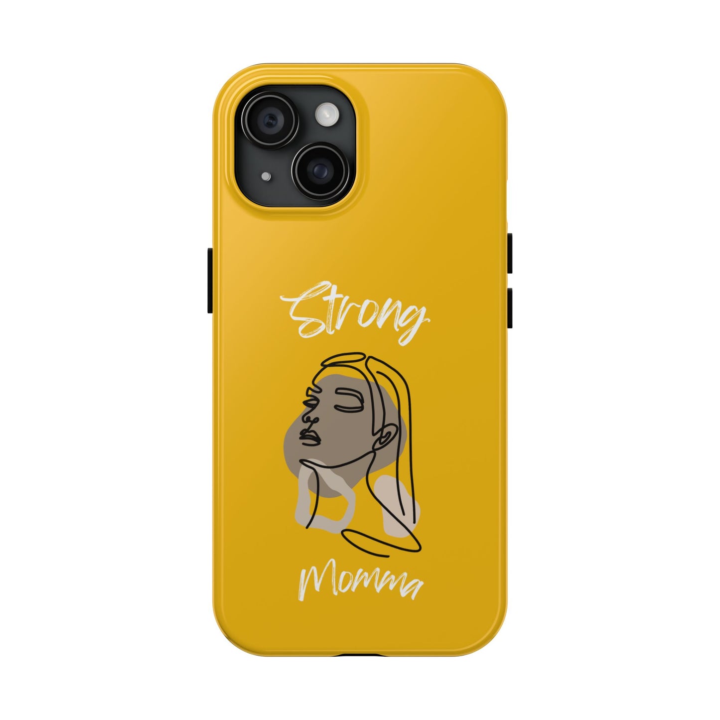 Strong Momma (WL) Tough Phone Cases YELLOW