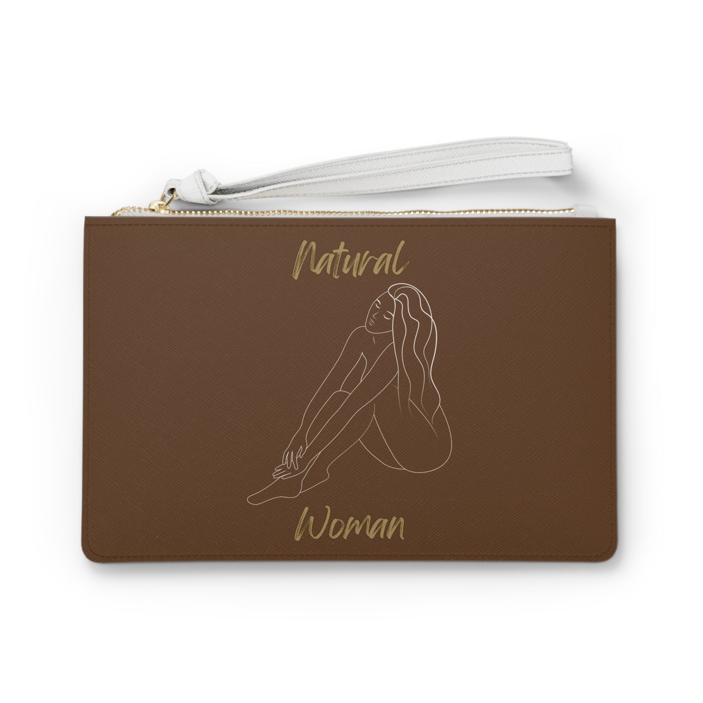 Natural Woman Beauty (WL) Clutch Bag BROWN