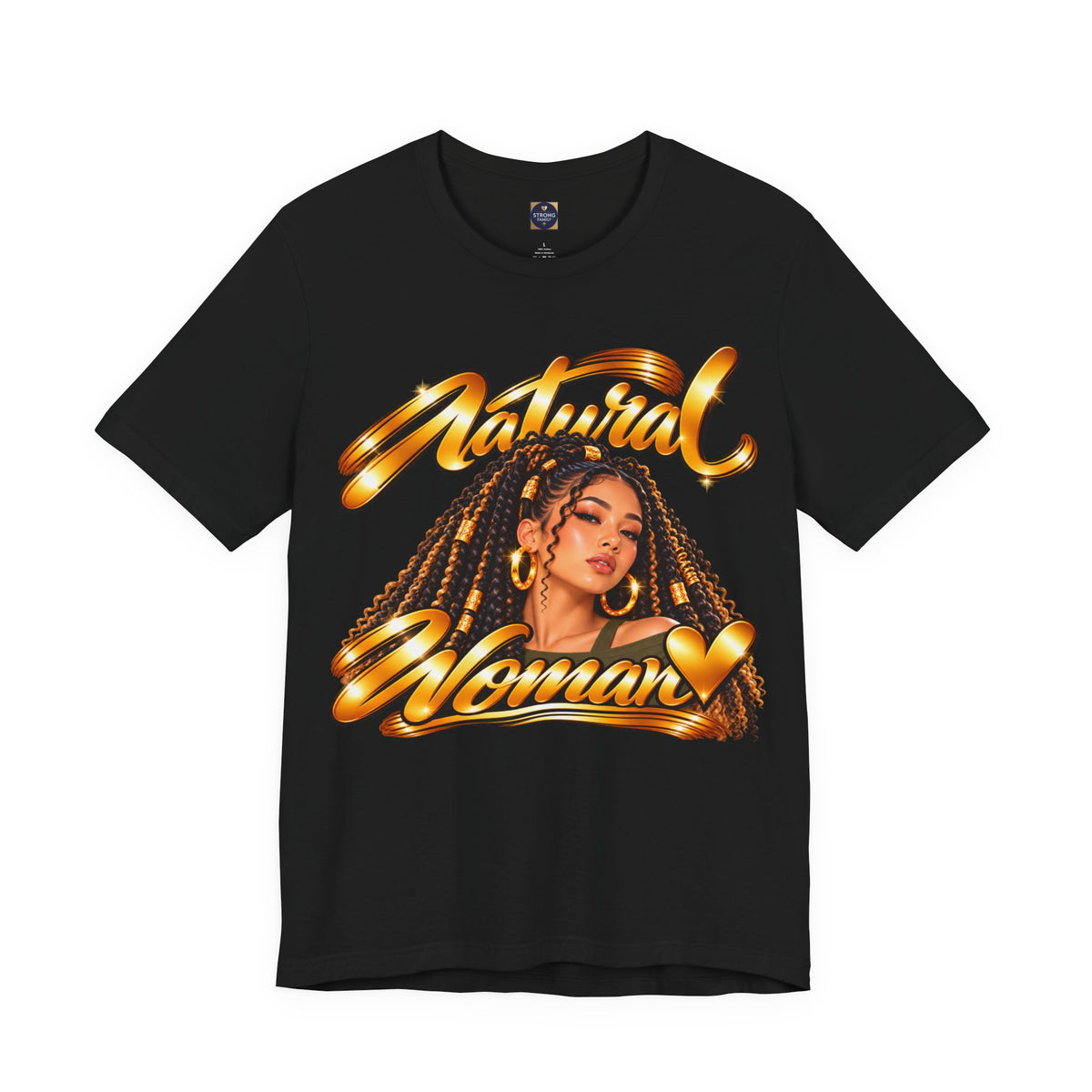 Natural Woman Twists Graphic Tee – Asian Edition | Strong Family