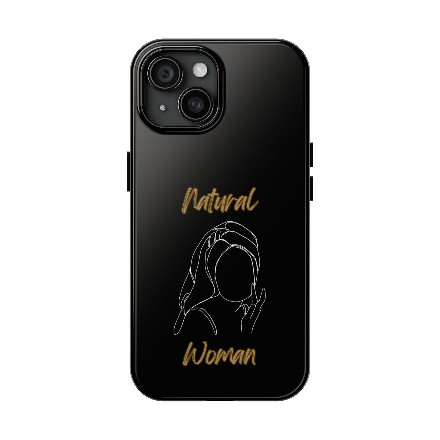 Natural Woman Towel Wrapped (WL)Tough Phone Cases BLACK