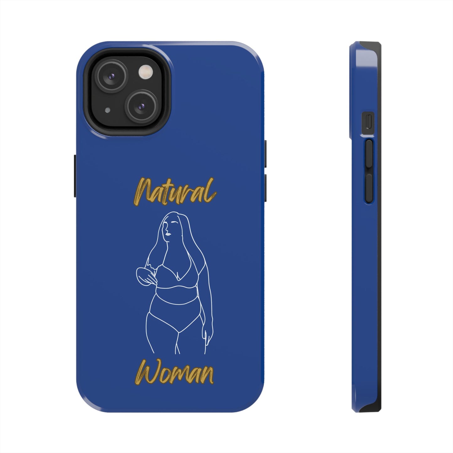 Natural Woman Full Beauty (WL)Tough Phone Cases DARK BLUE