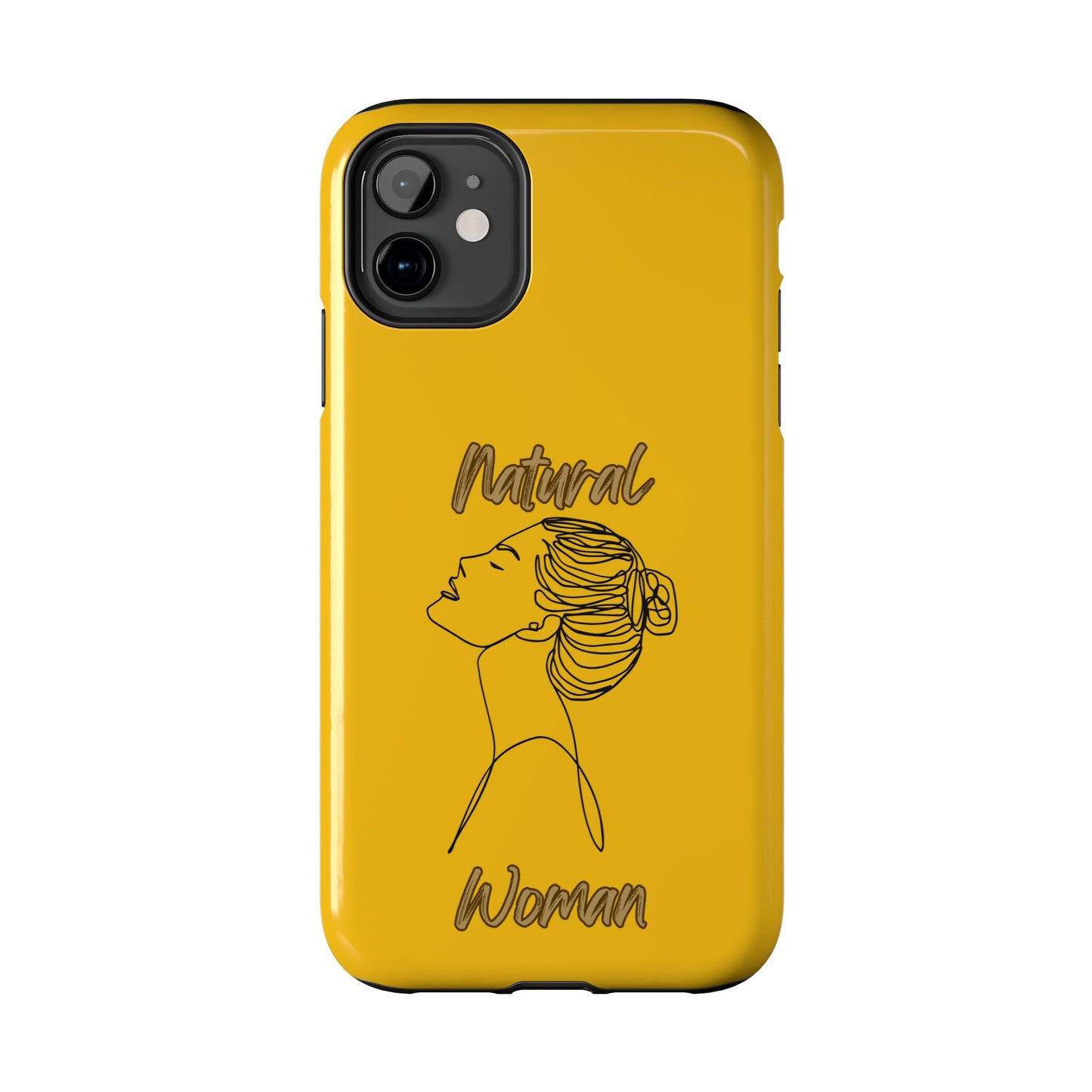 Natural Woman Wet Bun (BL) Tough Phone Cases YELLOW