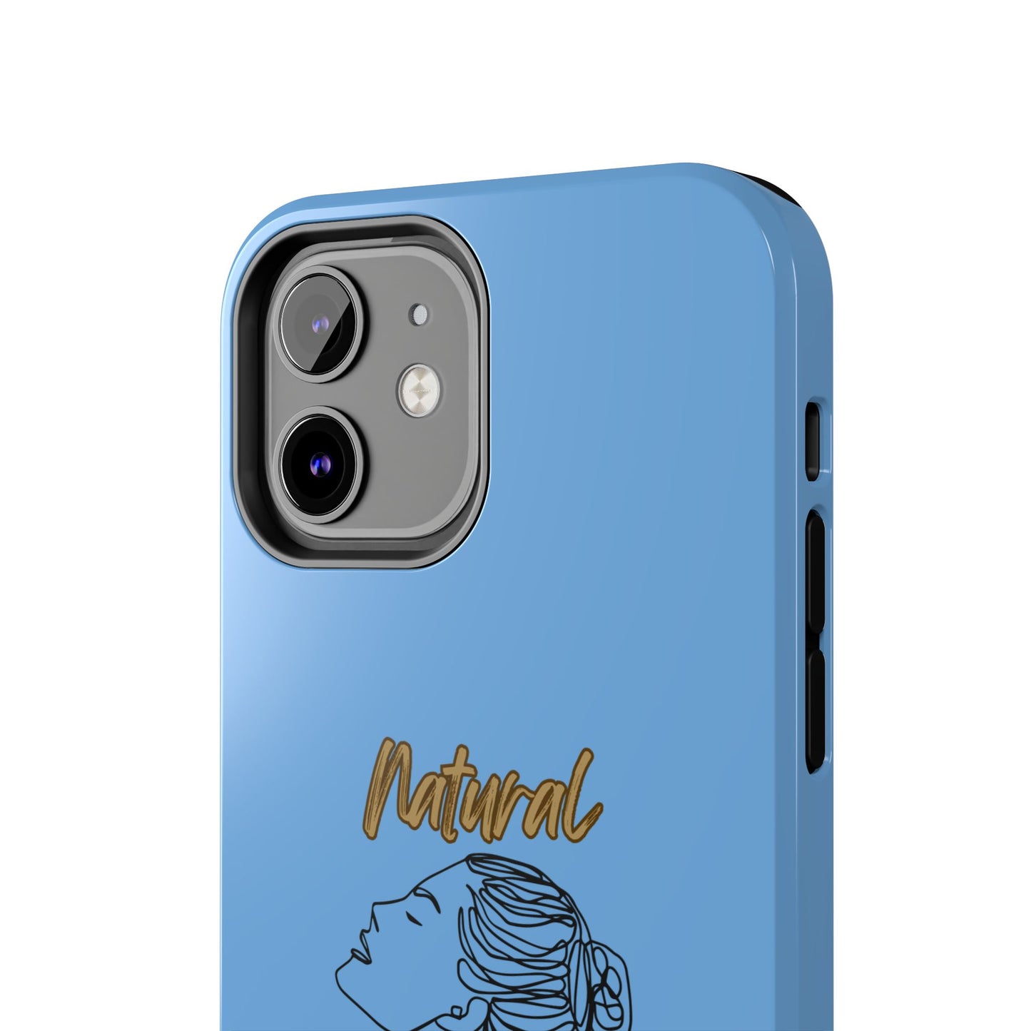 Natural Woman Wet Bun (BL) Tough Phone Cases LIGHT BLUE