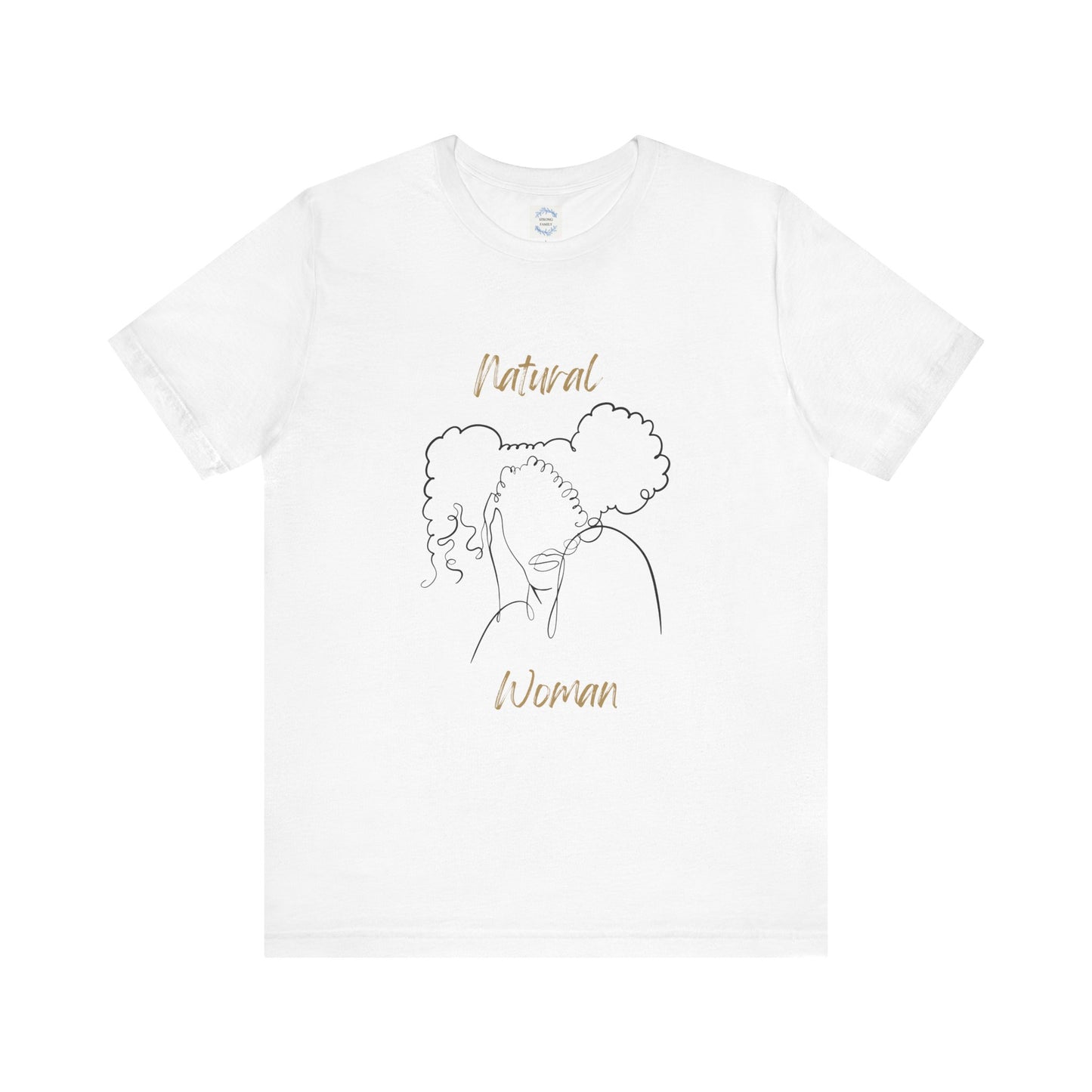 Natural Woman Twin Puffs (BL) Short Sleeve T-Shirt