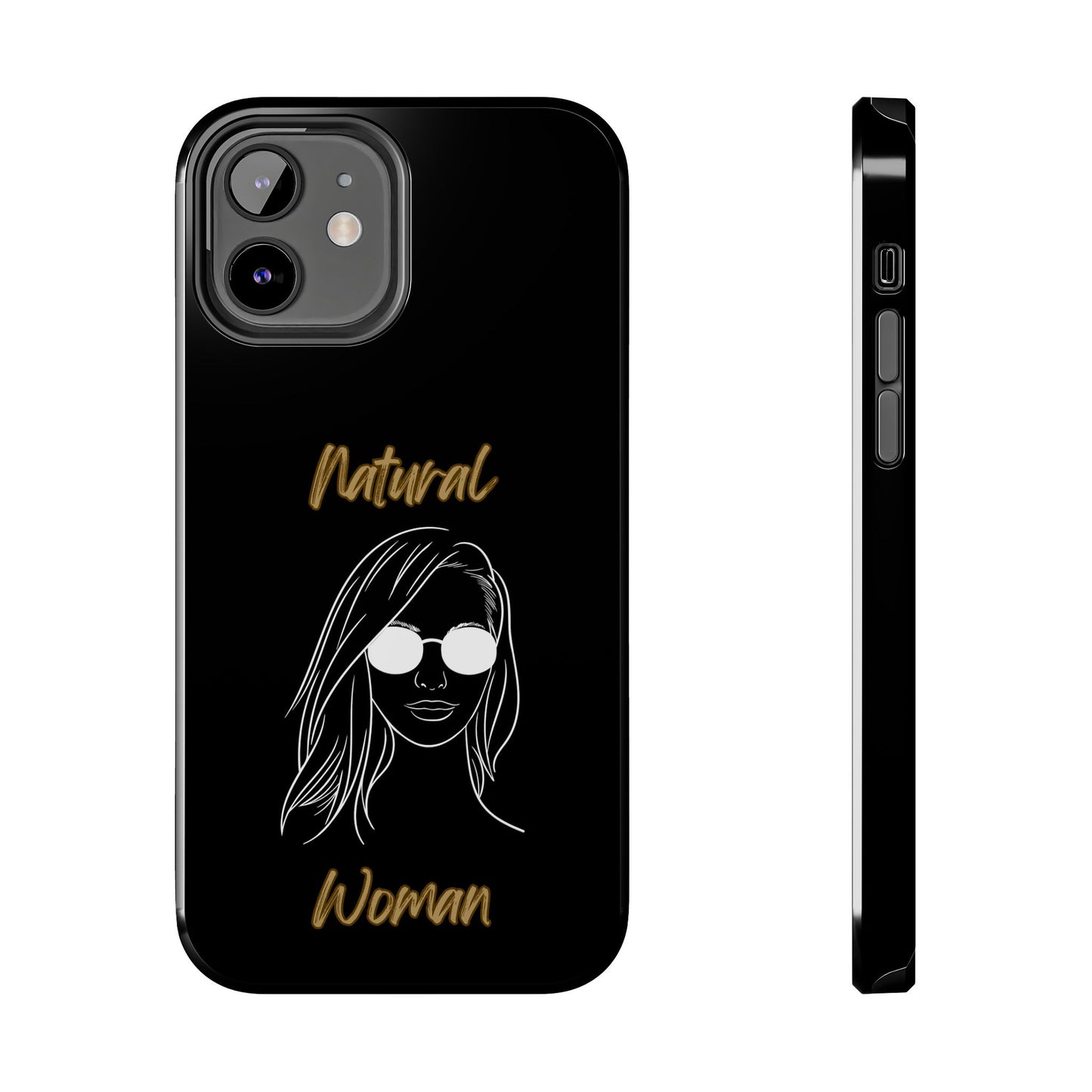 Natural Woman Shades (WL)Tough Phone Cases BLACK