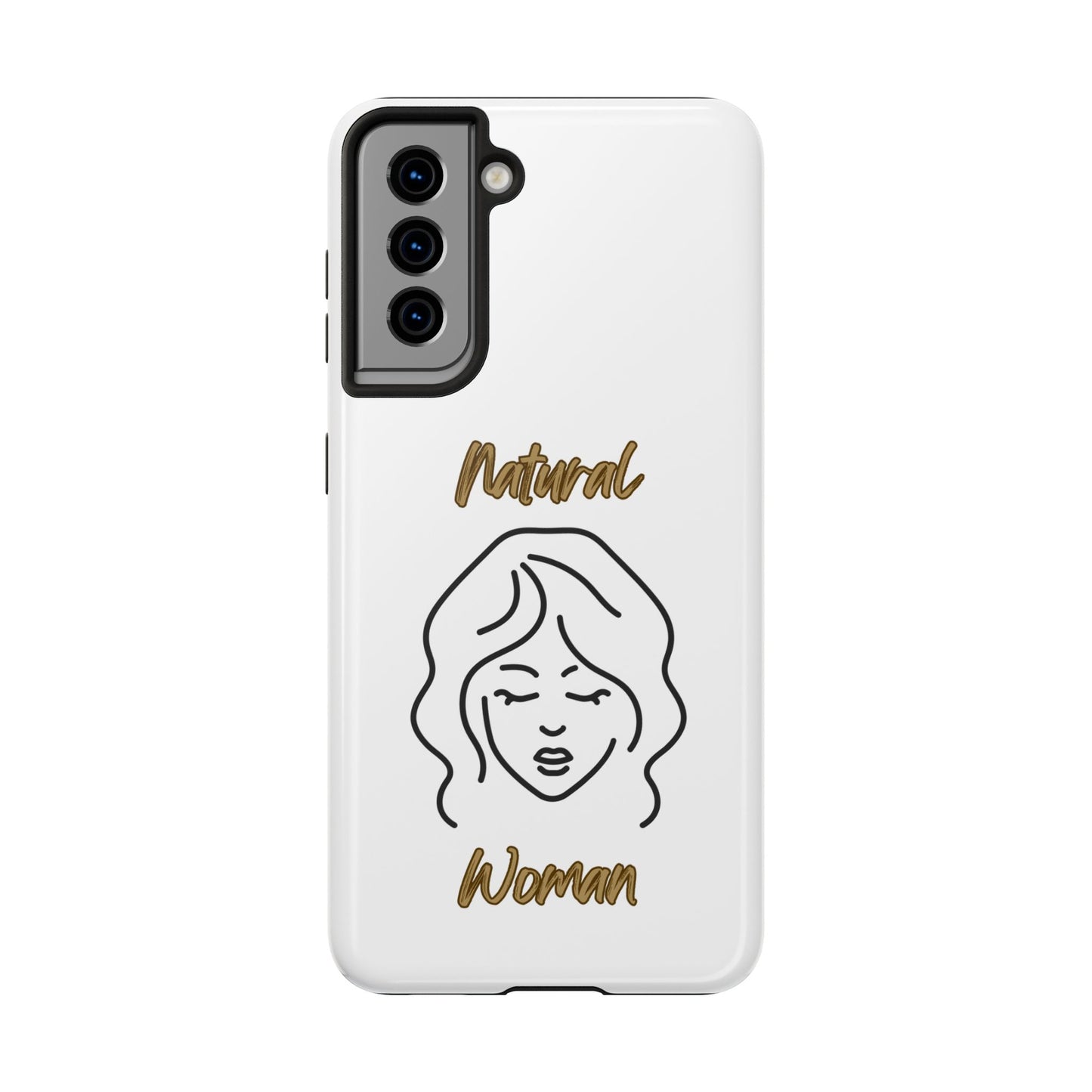 Natural Woman Modest (BL)Tough Phone Cases WHITE