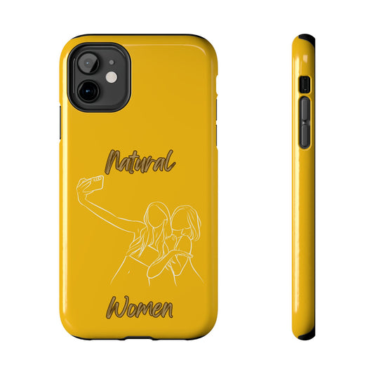 Natural Woman Friends Selfie (WL)Tough Phone Cases YELLOW