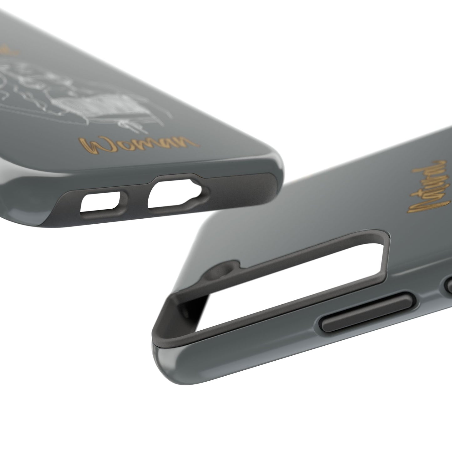 Natural Woman Thinking (WL)Tough Phone Cases DARK GREY
